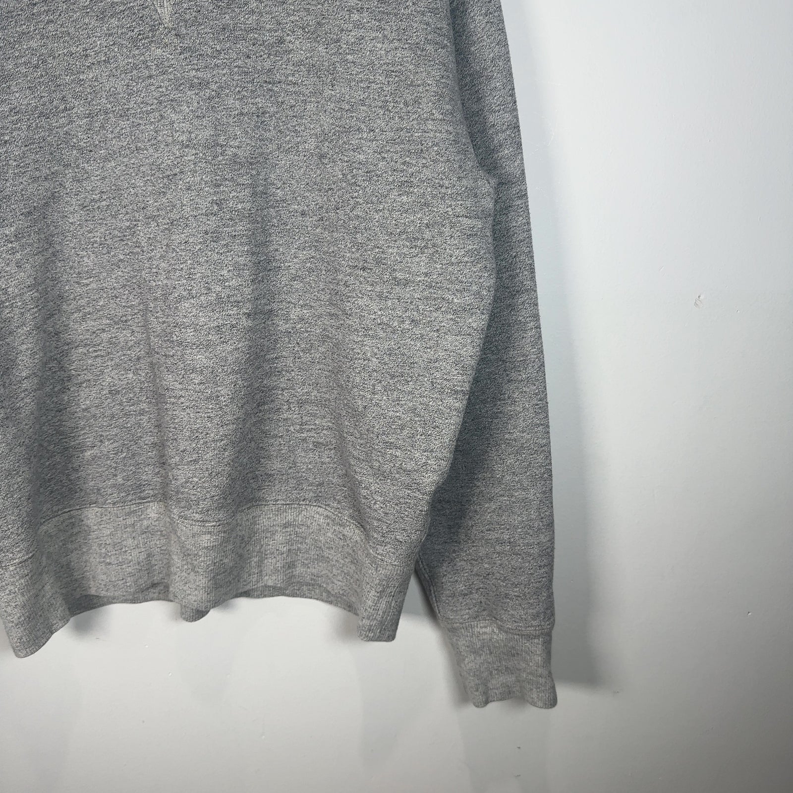 RRL Grey French Terry Crewneck