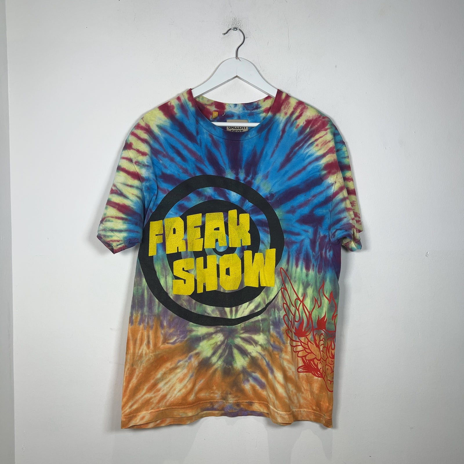 Gallery Dept 'Freak Show' Graphic Tye Dye T-Shirt