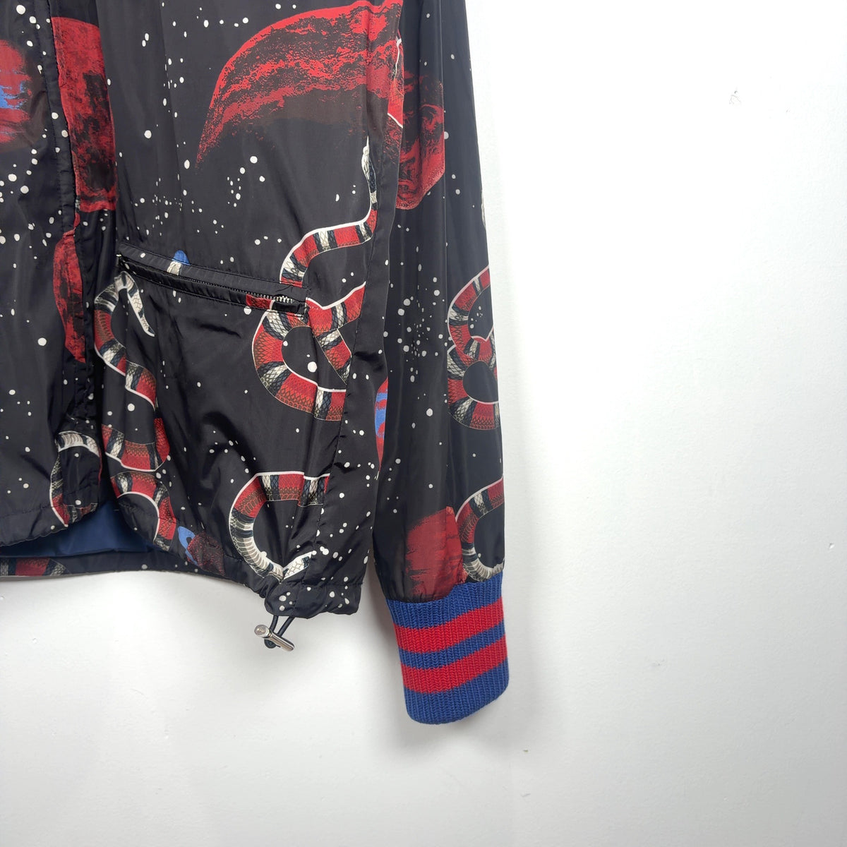 Gucci Space Snake Graphic Windbreaker Jacket
