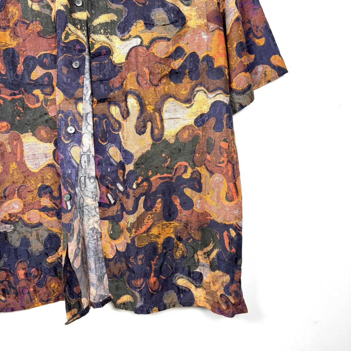 Dior x Peter Doig Camoflauge Oblique Button-Up Shirt
