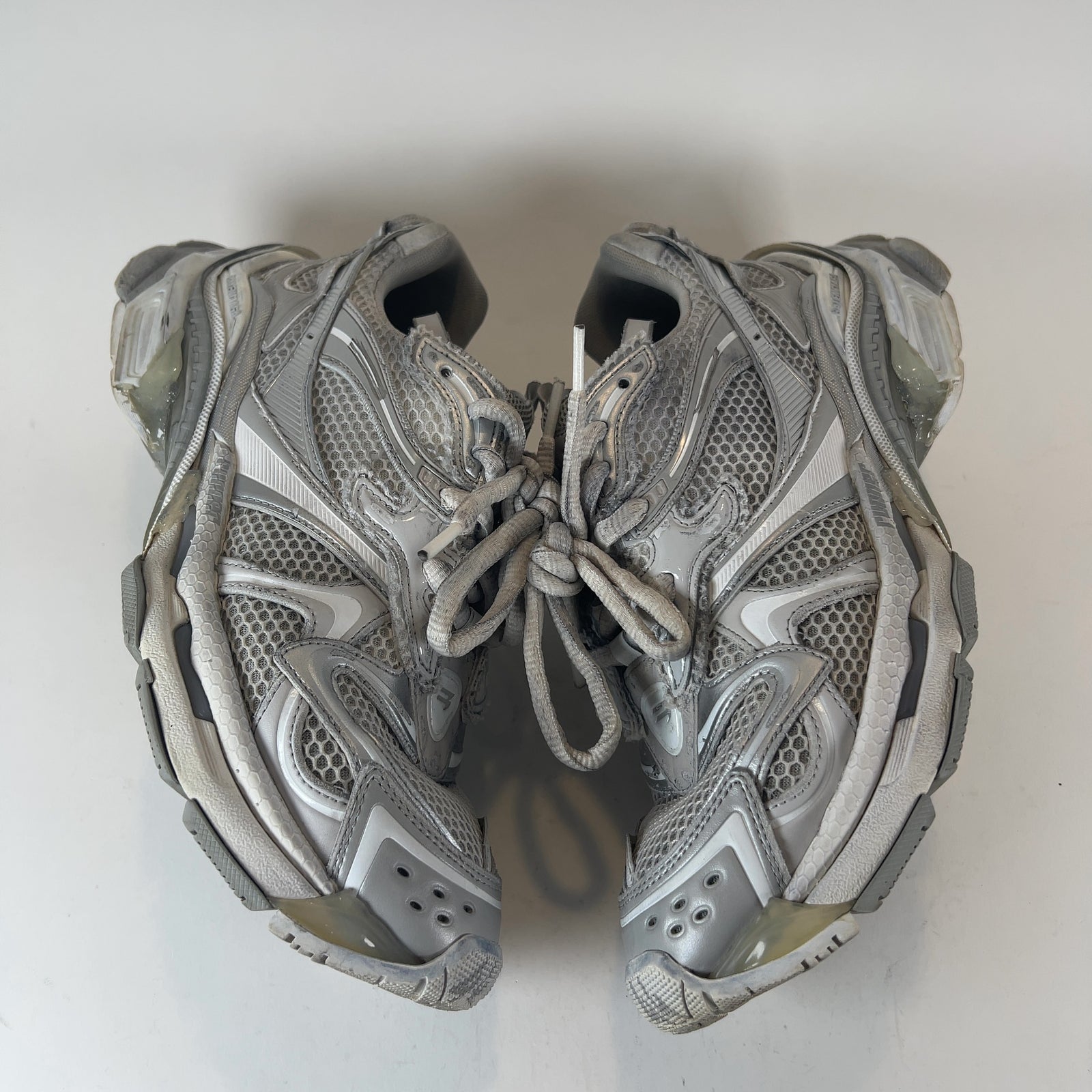 Balenciaga White/Silver Runner 2.0