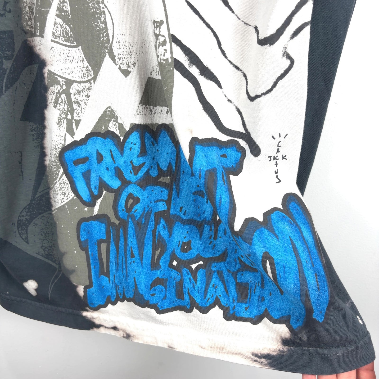 Cactus Jack x Kaws Tye-Dye Logo Long-Sleeve T-Shirt