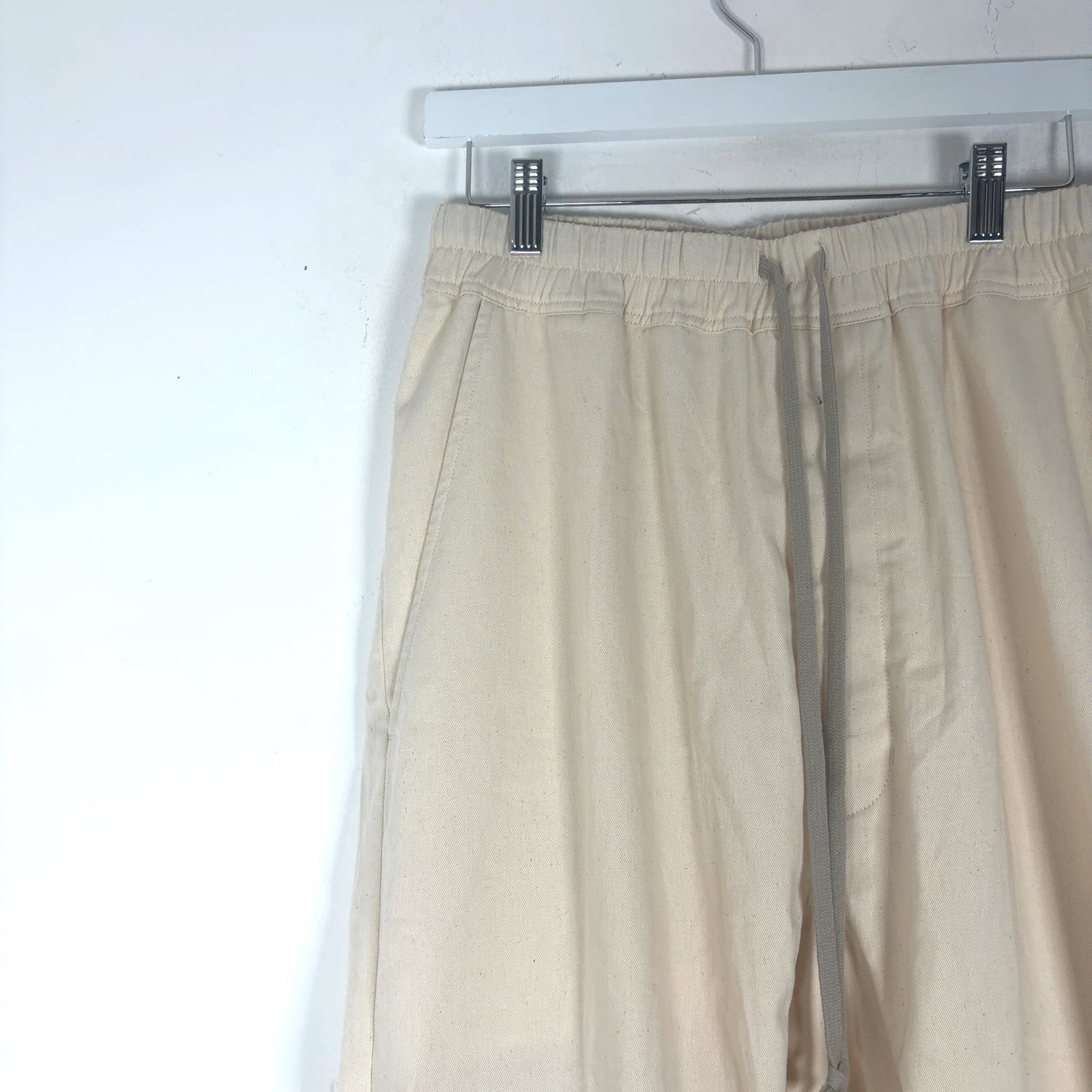 Rick Owens SS22 Fogachine Cotton Linen Drop-Crotch Pants