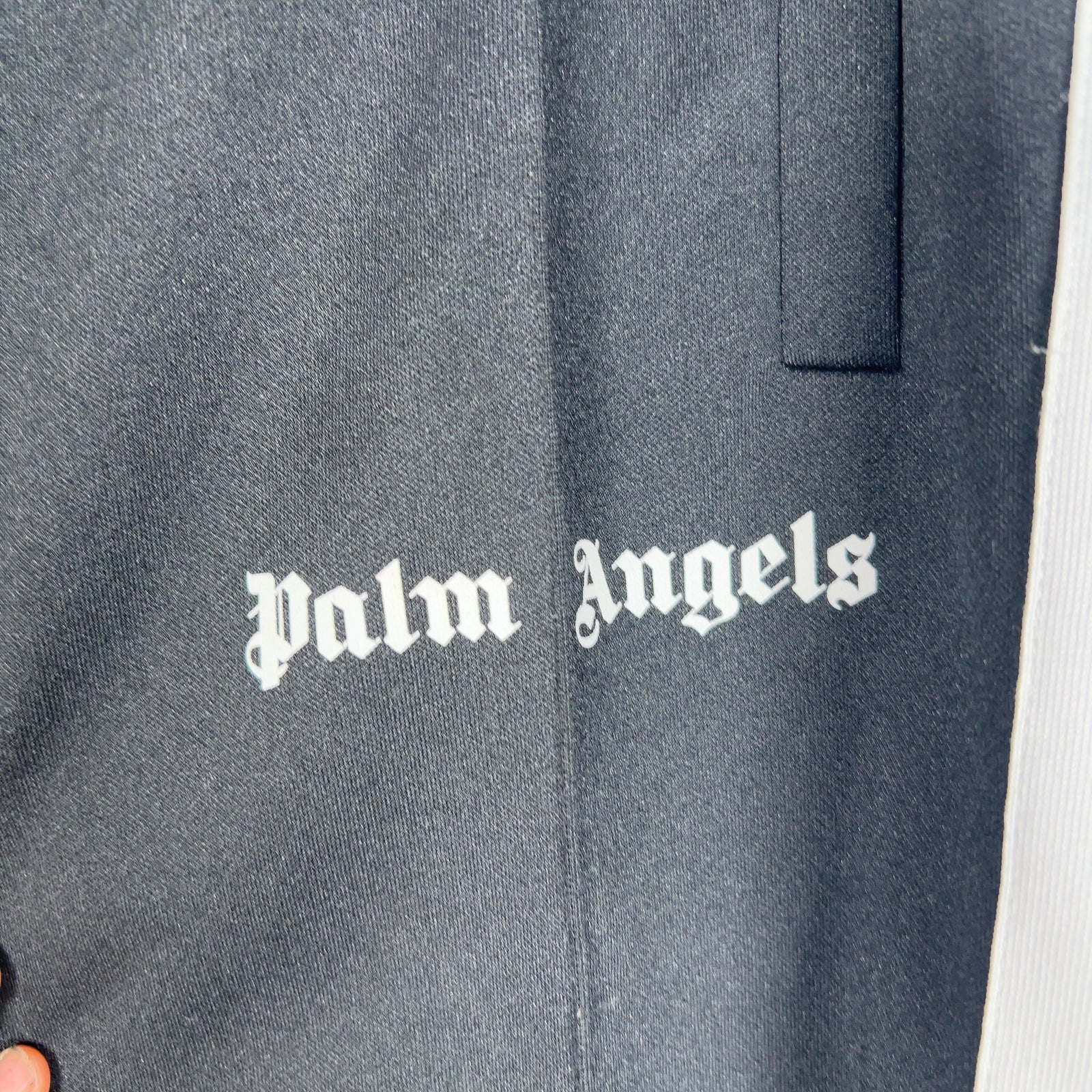 Palm Angels Black Narrow Track Pants