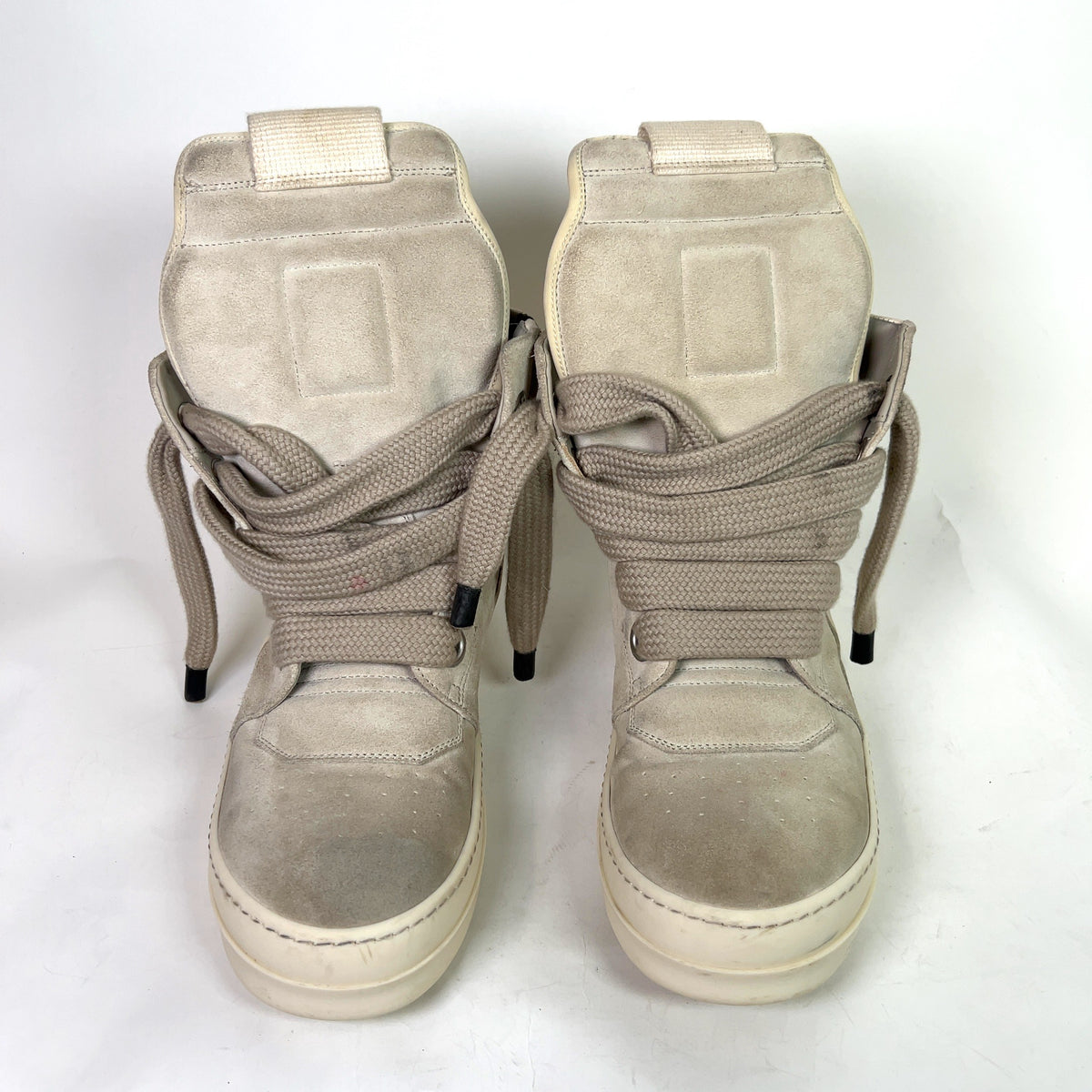 Rick Owens Suede Jumbolace Geoabaskets