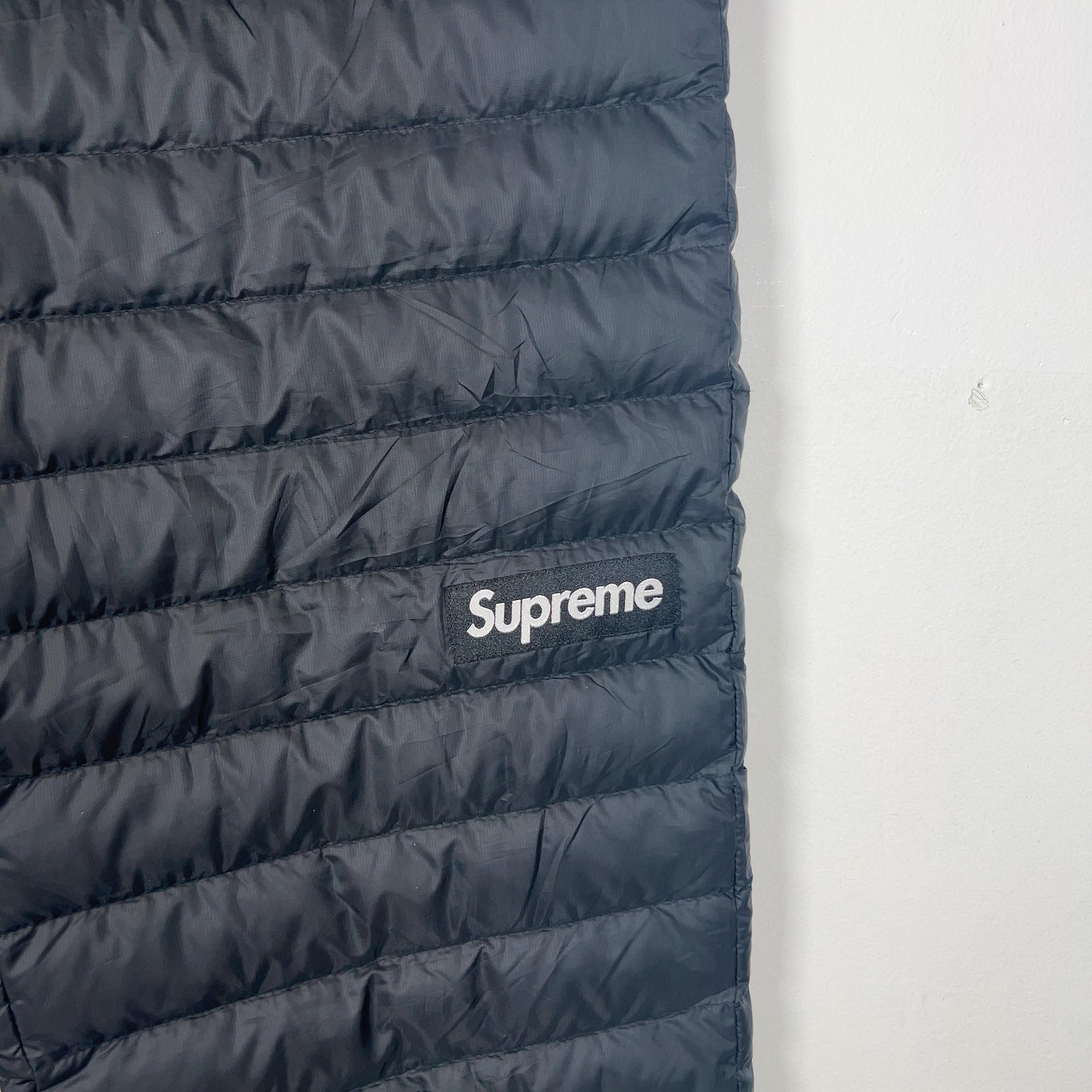 Supreme Black Micro Puffer Sweatpants