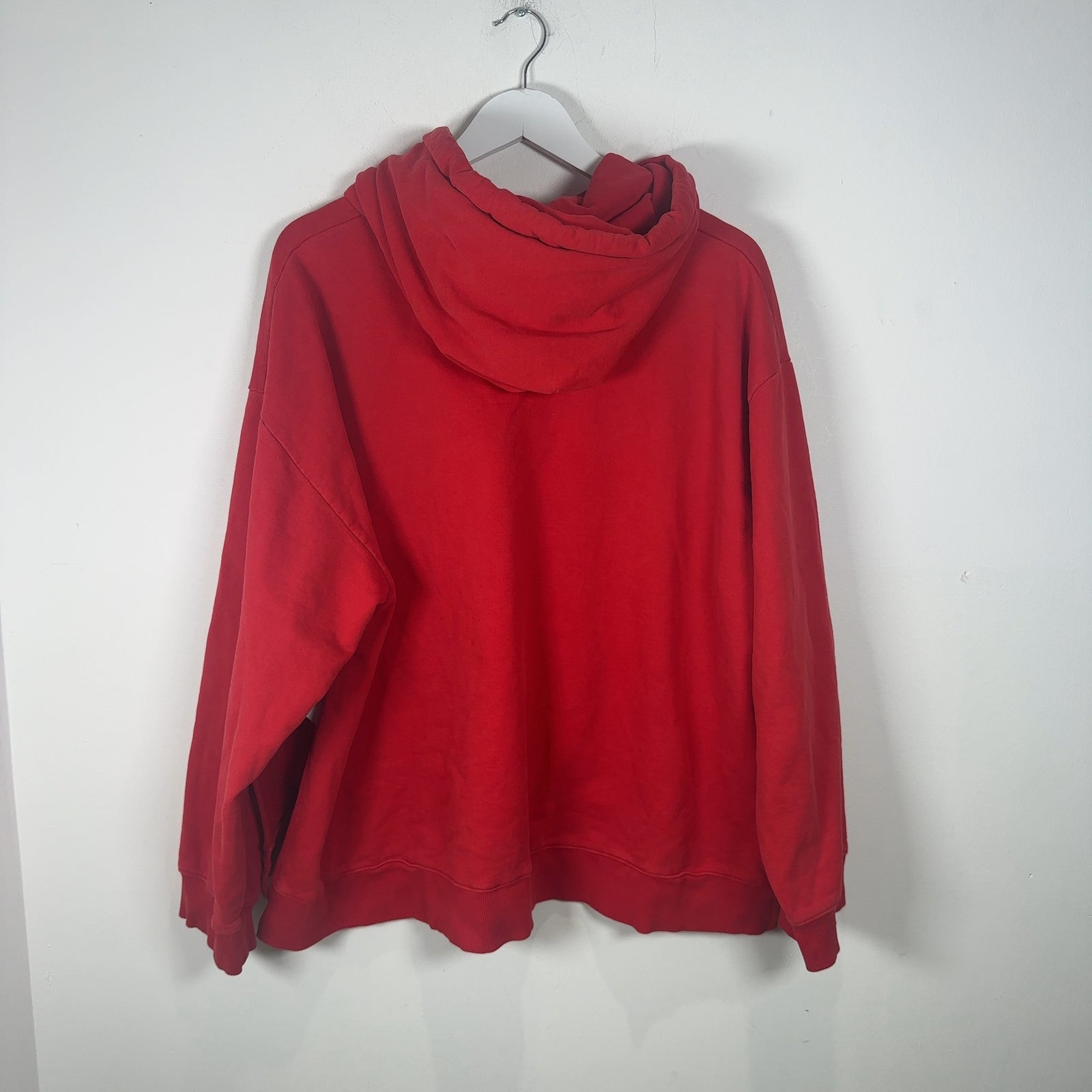 Maison Margiela MM6 Red Logo Poncho Hoodie Size L