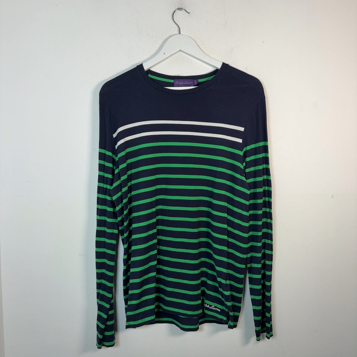 Ralph Lauren Purple Label Striped Long-Sleeve T-Shirt