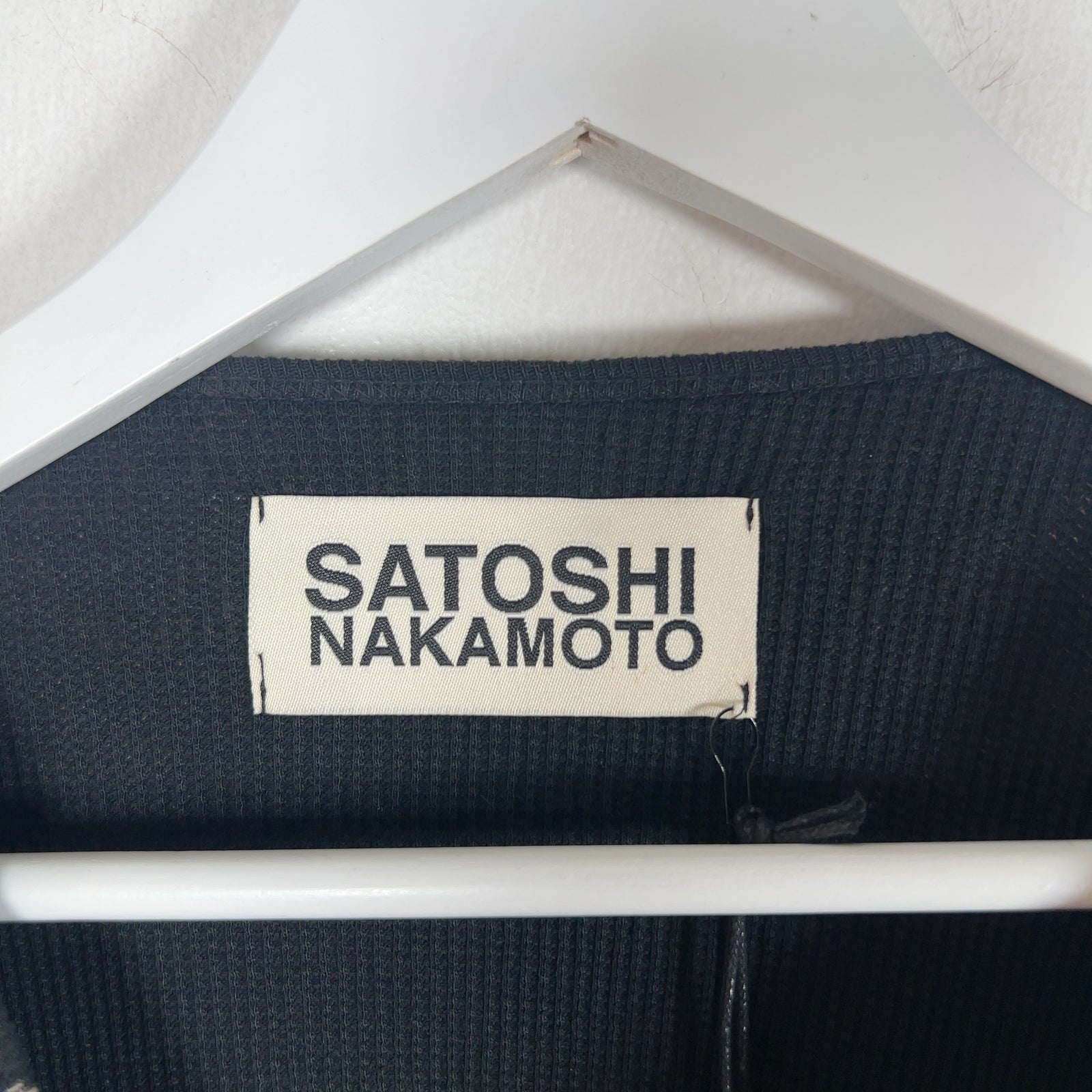 Satoshi Nakamoto Lost Boy Black Thermal Longsleeve