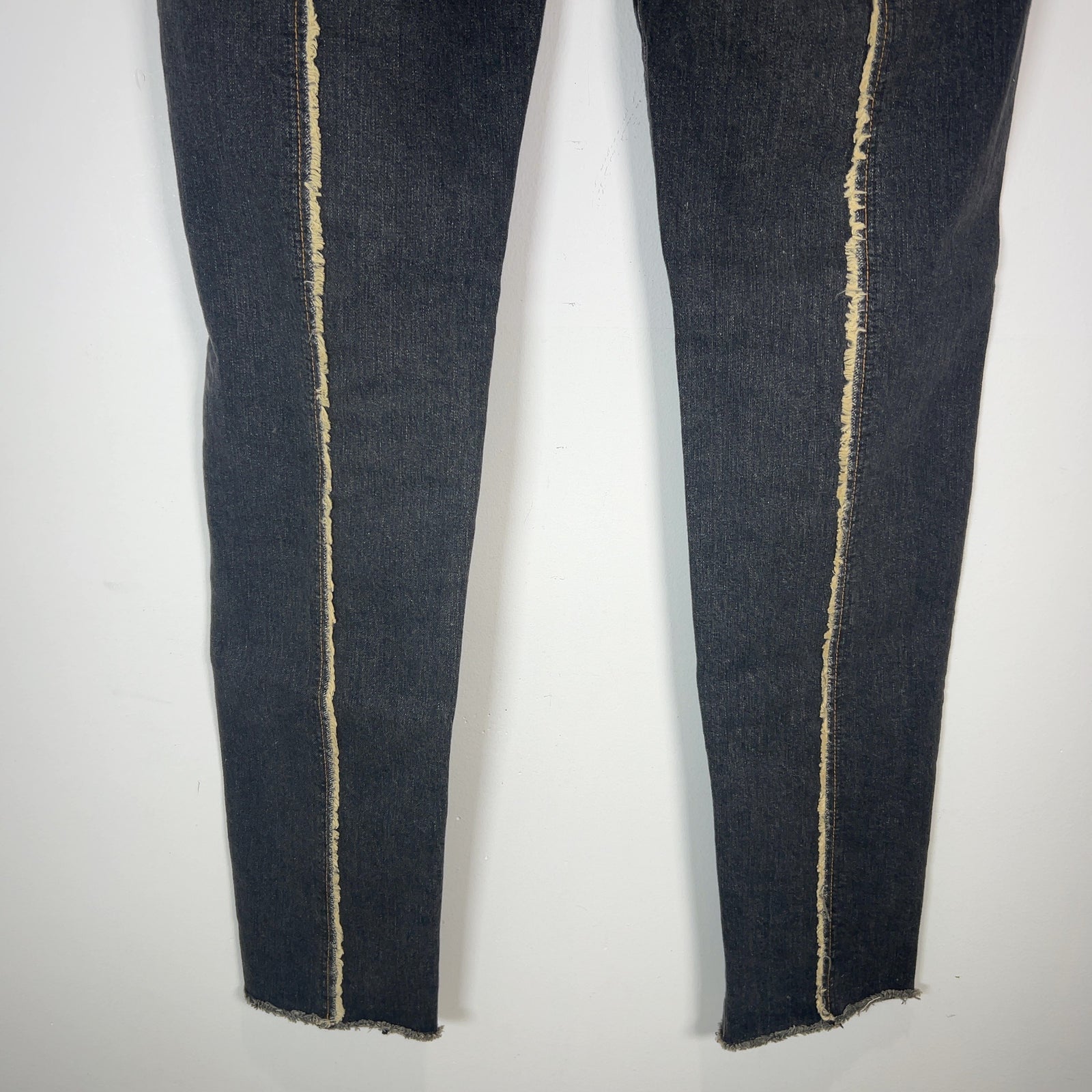 Undercover Reconstructed Raw Centre Seam Denim Jeans