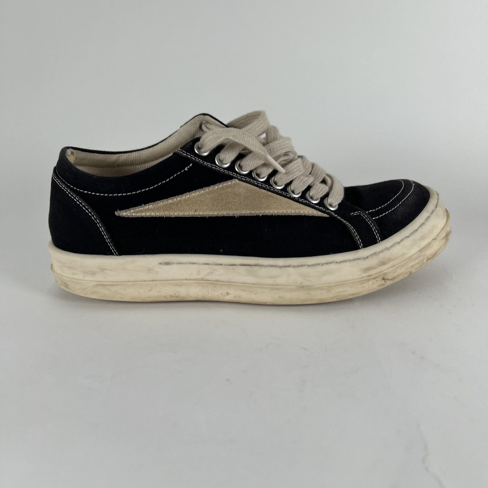 Rick Owens Drkshdw Vintage Canvas Low Tops Size 37