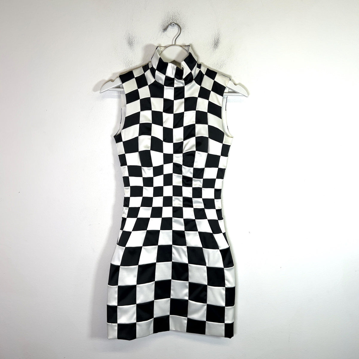 Balenciaga 3D Check Dress