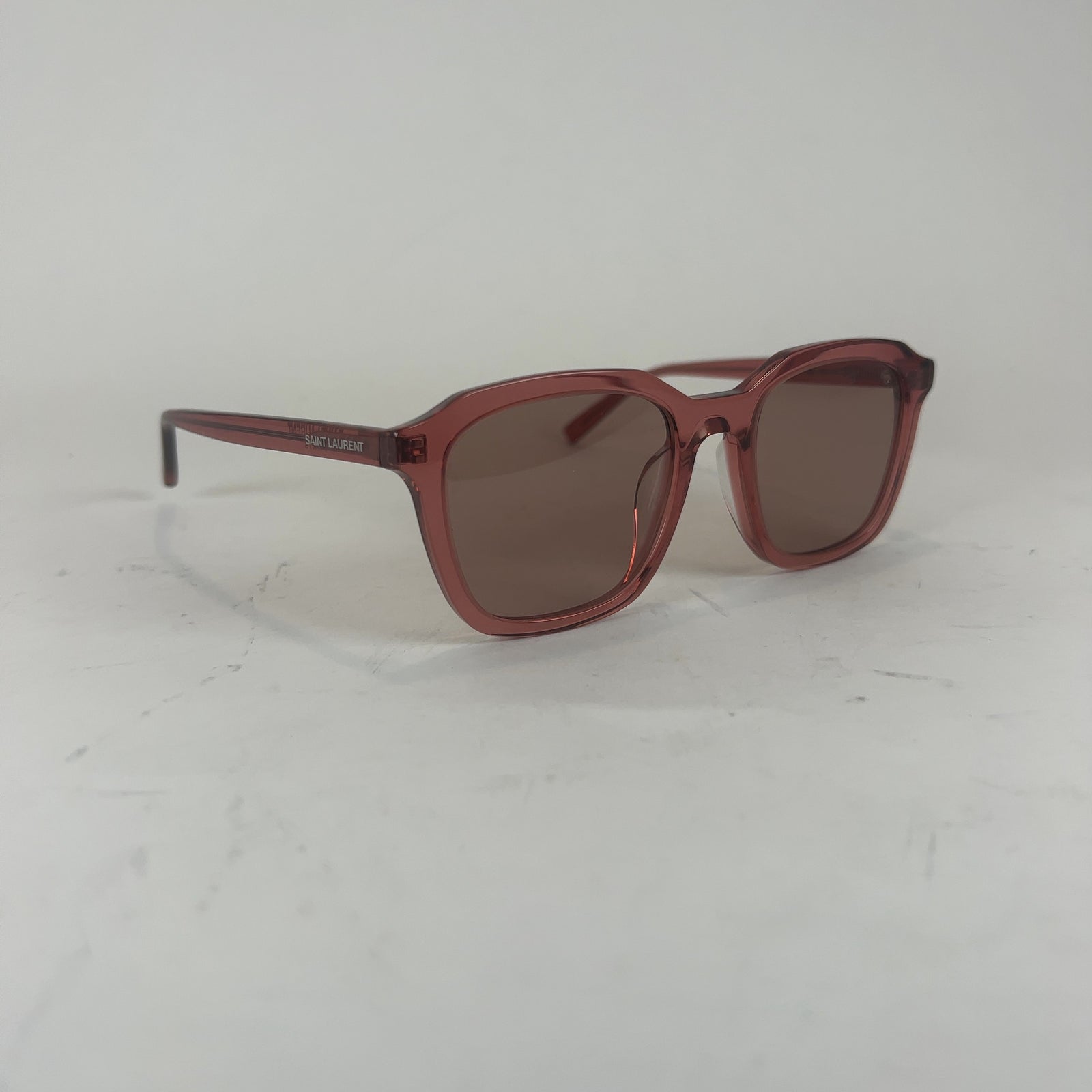 Saint Laurent Acetate Logo Sunglasses