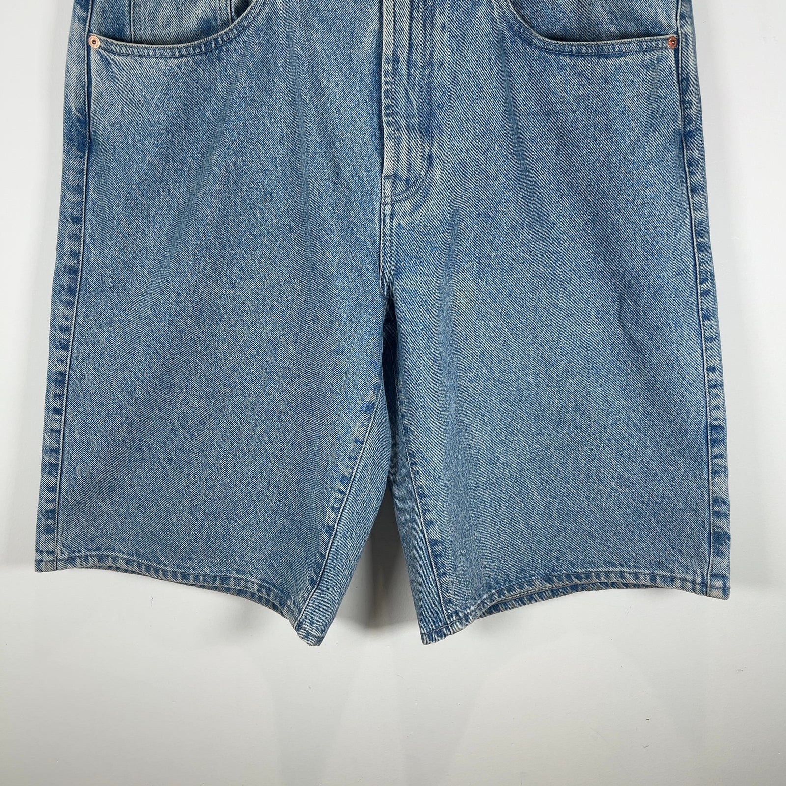 Supreme Embroidered 'New York' Denim Shorts