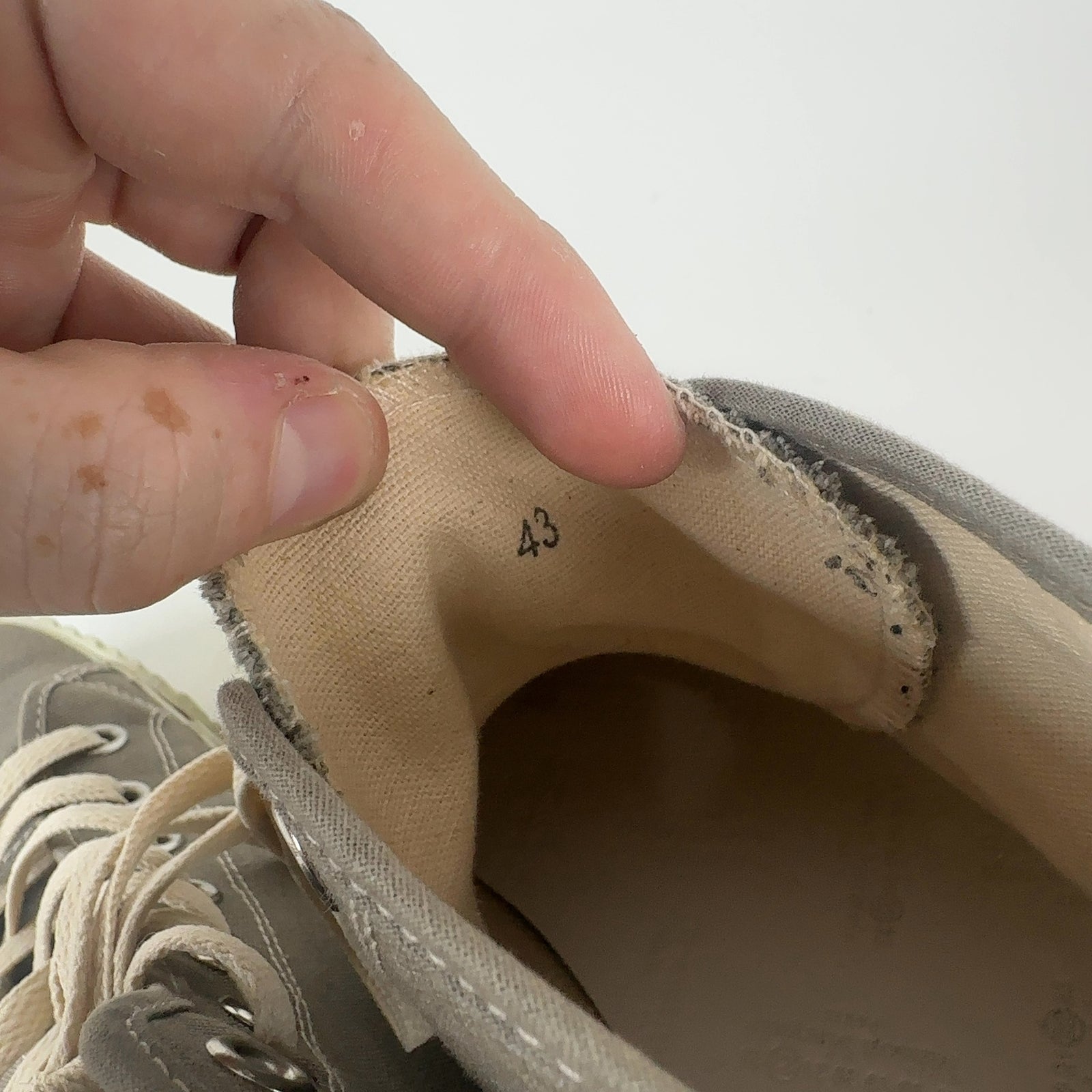 Maison Margiela Tabi Canvas Hightop Sneakers