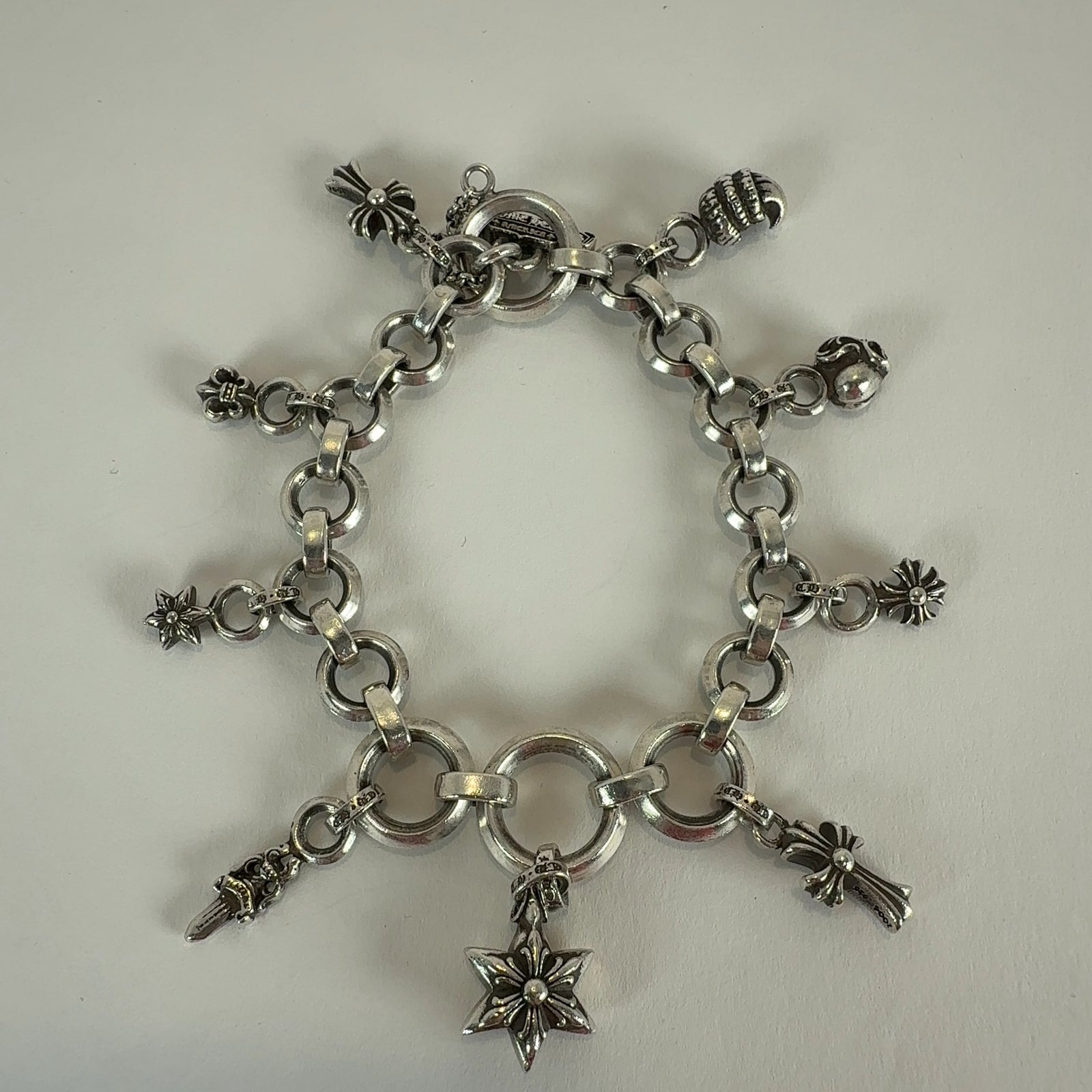 Chrome Hearts Multi Motif Charm Bracelet