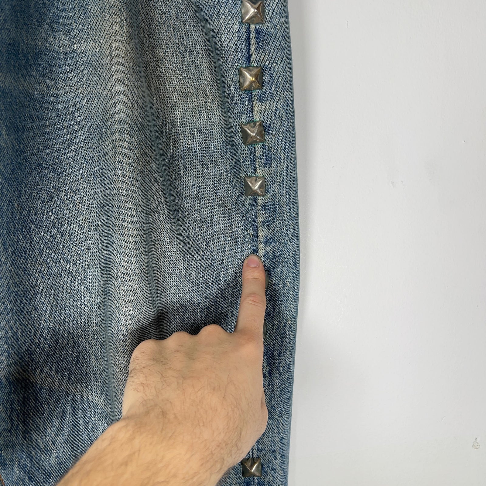 Gallery Dept Studded Rodman LA Flare Jeans Size 34