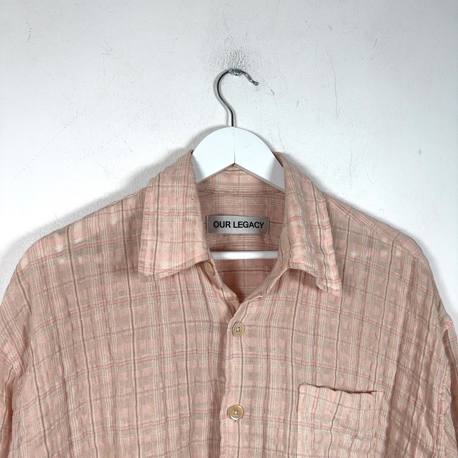 Our Legacy Pink Borrowed Shirt