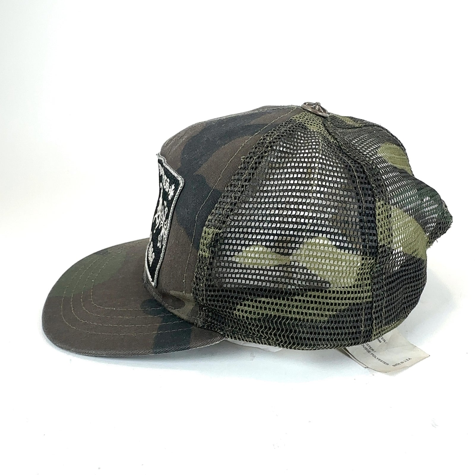 Chrome Hearts Camo 'CH' Trucker Hat