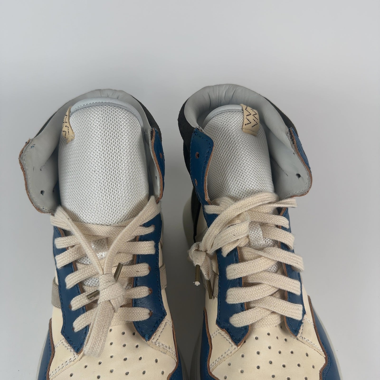Visvim Chamberlain Hi Blue Hightop Sneakers