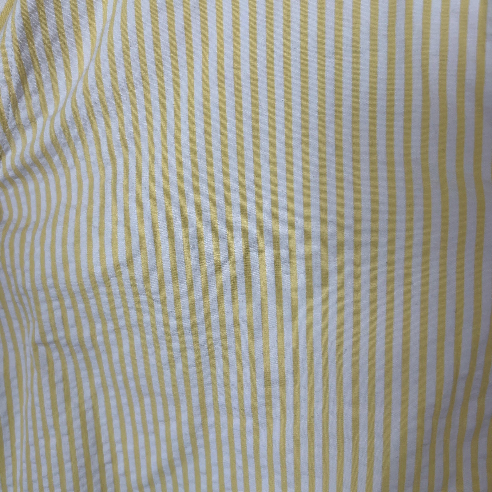 Thom Browne Yellow Gingham Shortsleeve Shirt