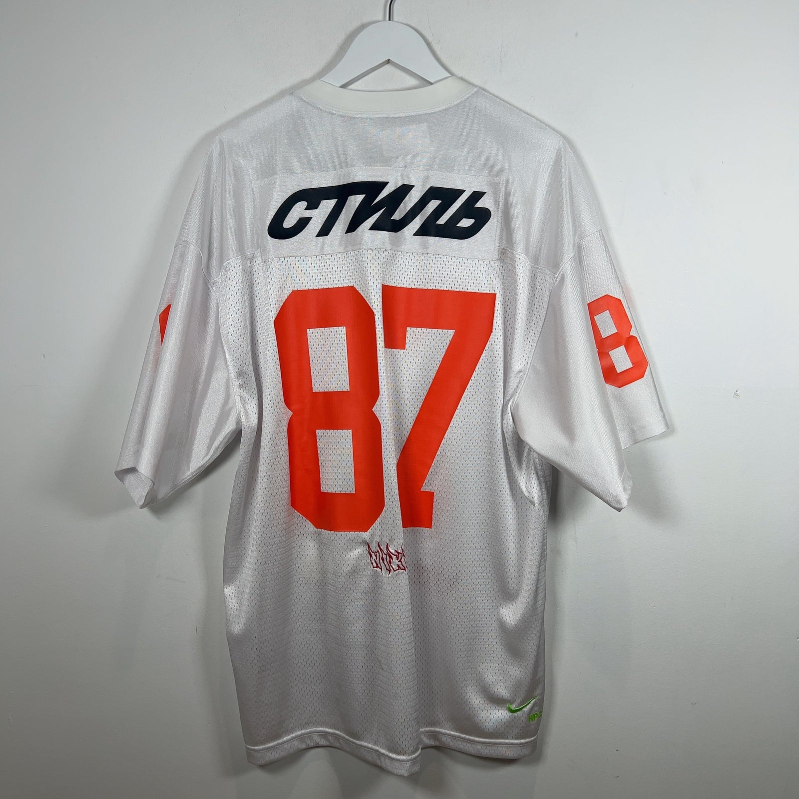 Heron Preston Graphic White Jersey