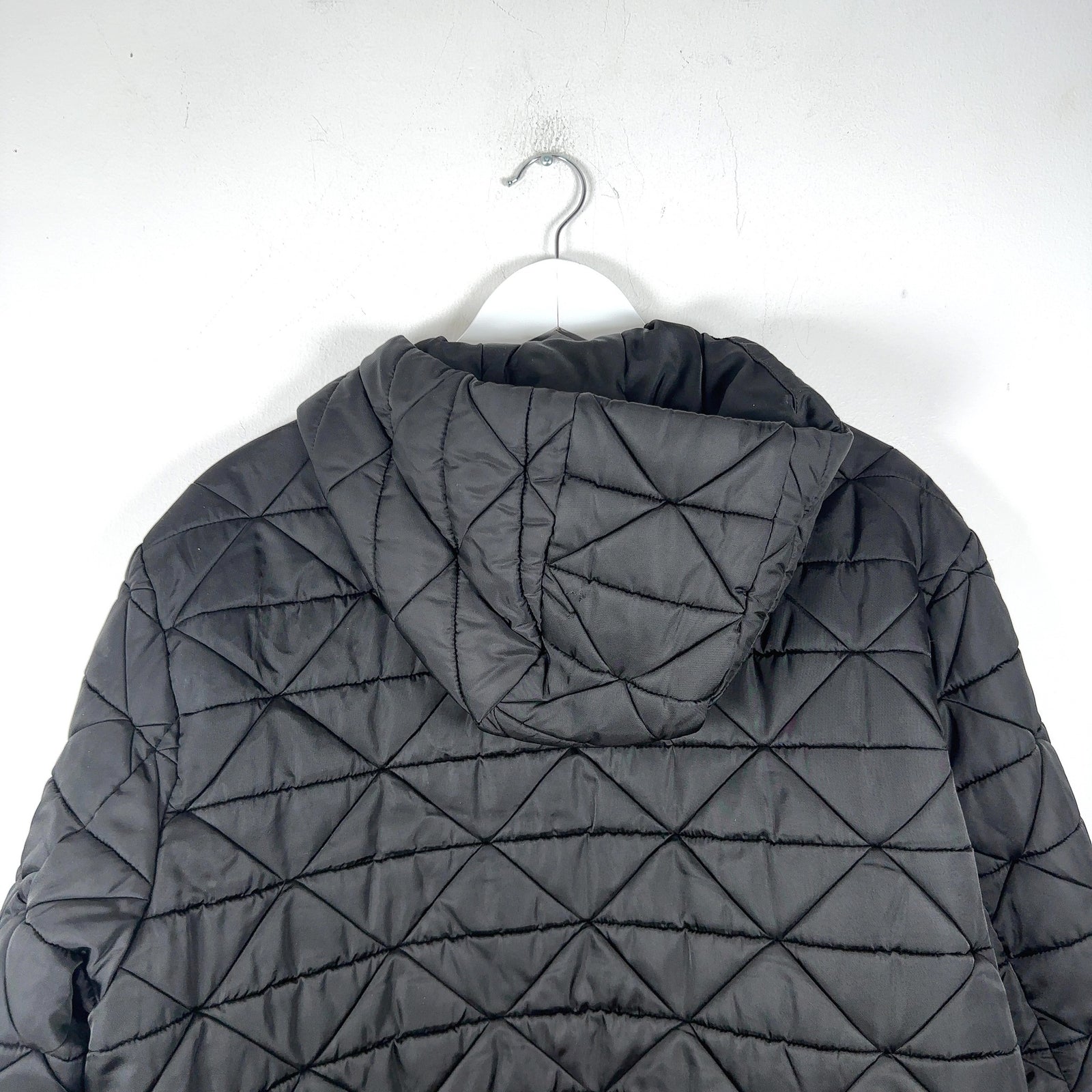 Prada Plaque Logo Quilted Puffer Jacket