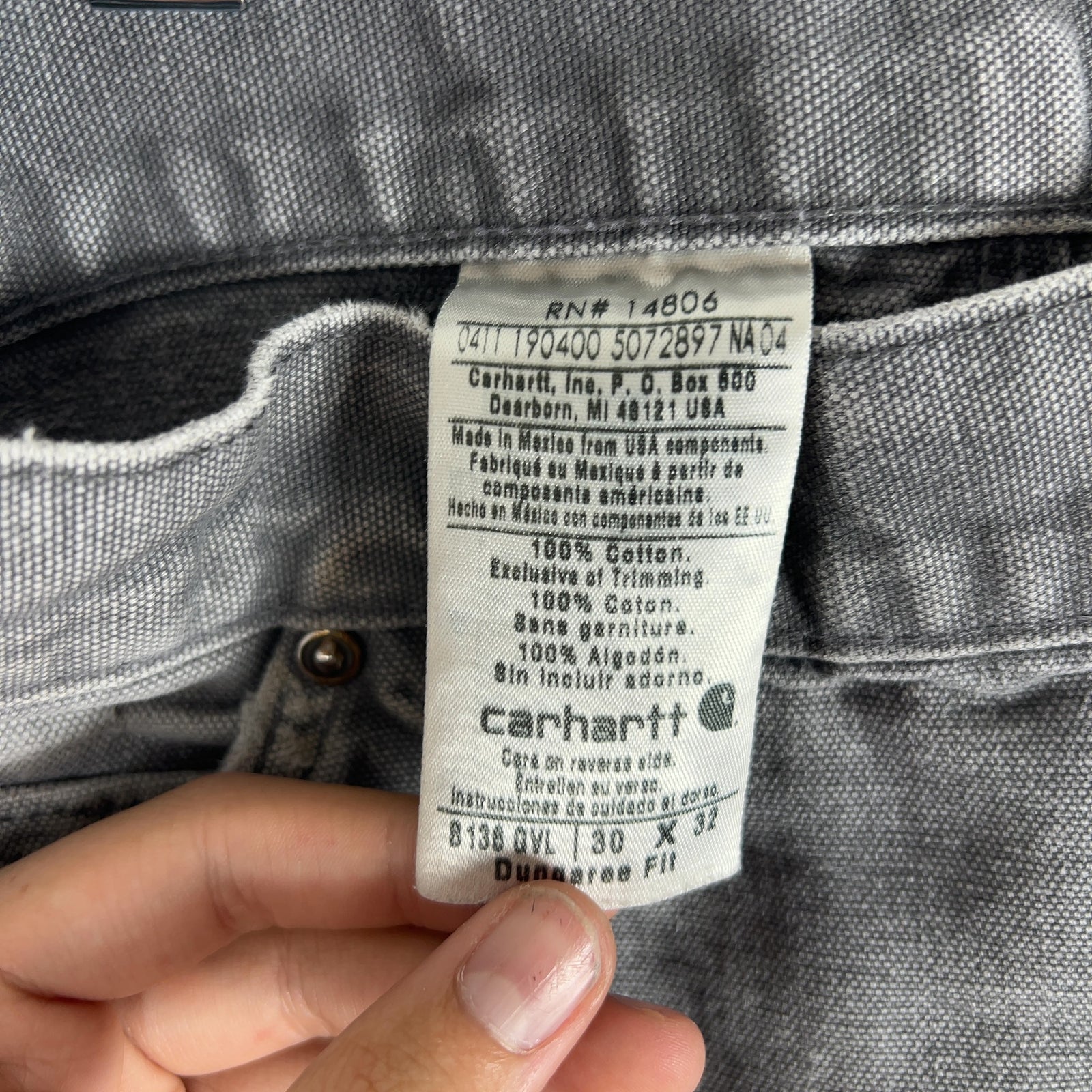 Carhartt Vintage Distressed 'Double Knee' Carpenter Pants