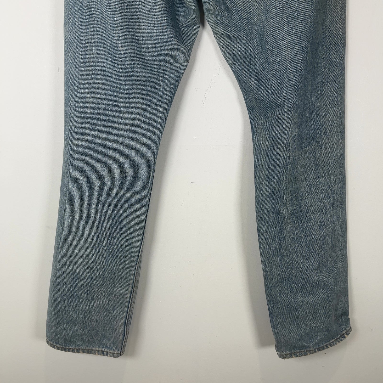 Balenciaga Light Wash Straight Leg Jean