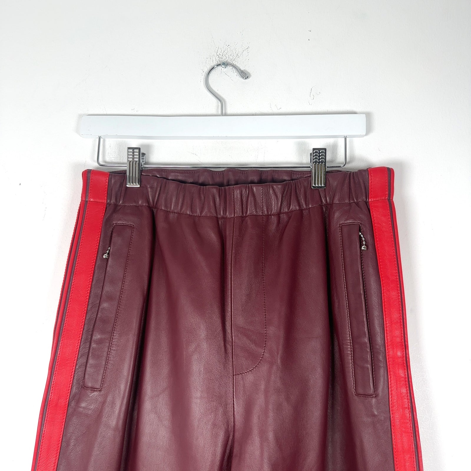 Marni Striped Leather Track Pants
