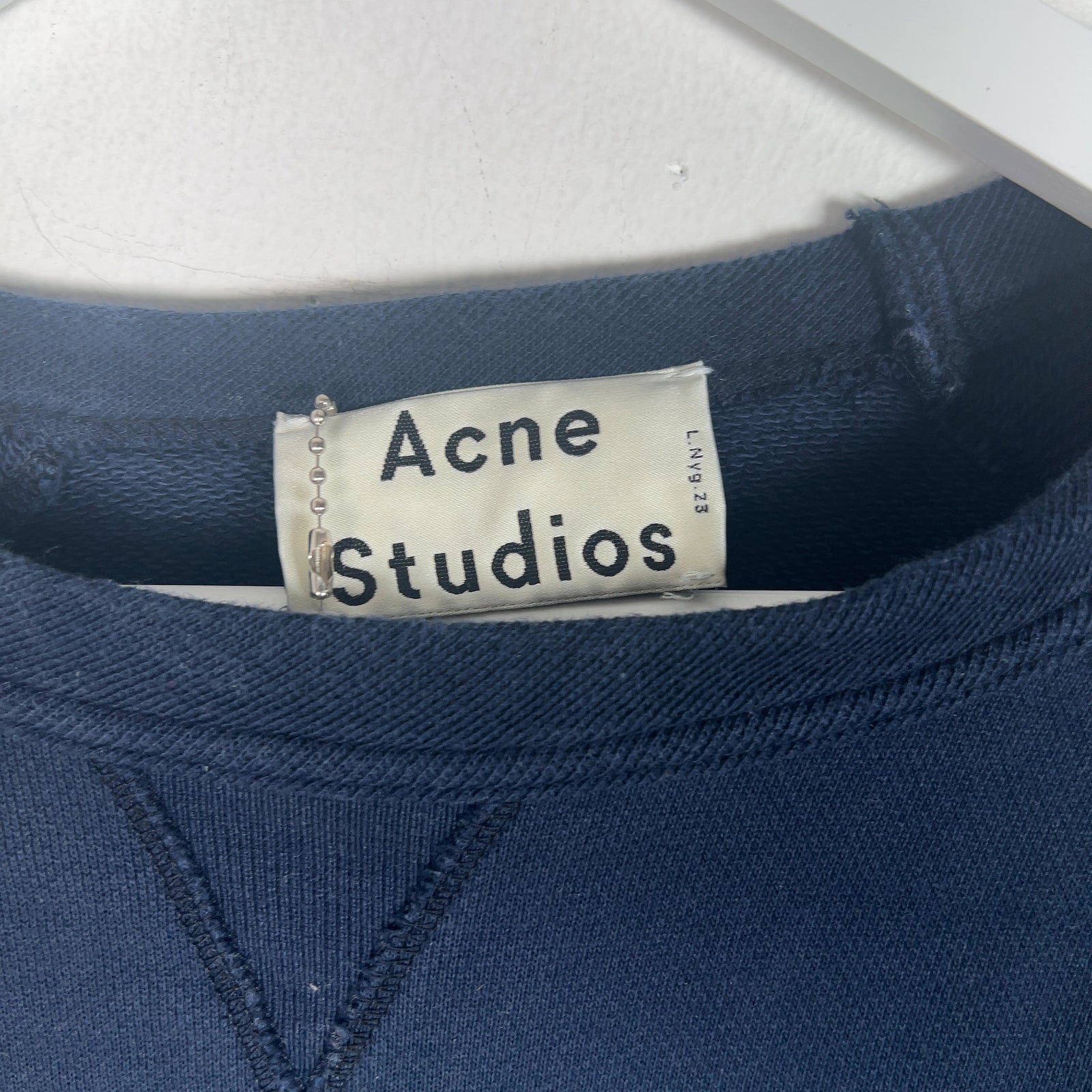 Acne Studios Ombre Blue Gradient Crewneck
