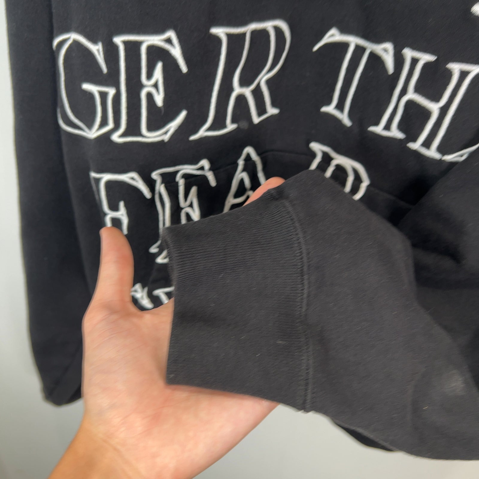 Supreme x Cactus Plant Flea Market Stronger Than Fear Embroidered Hoodie