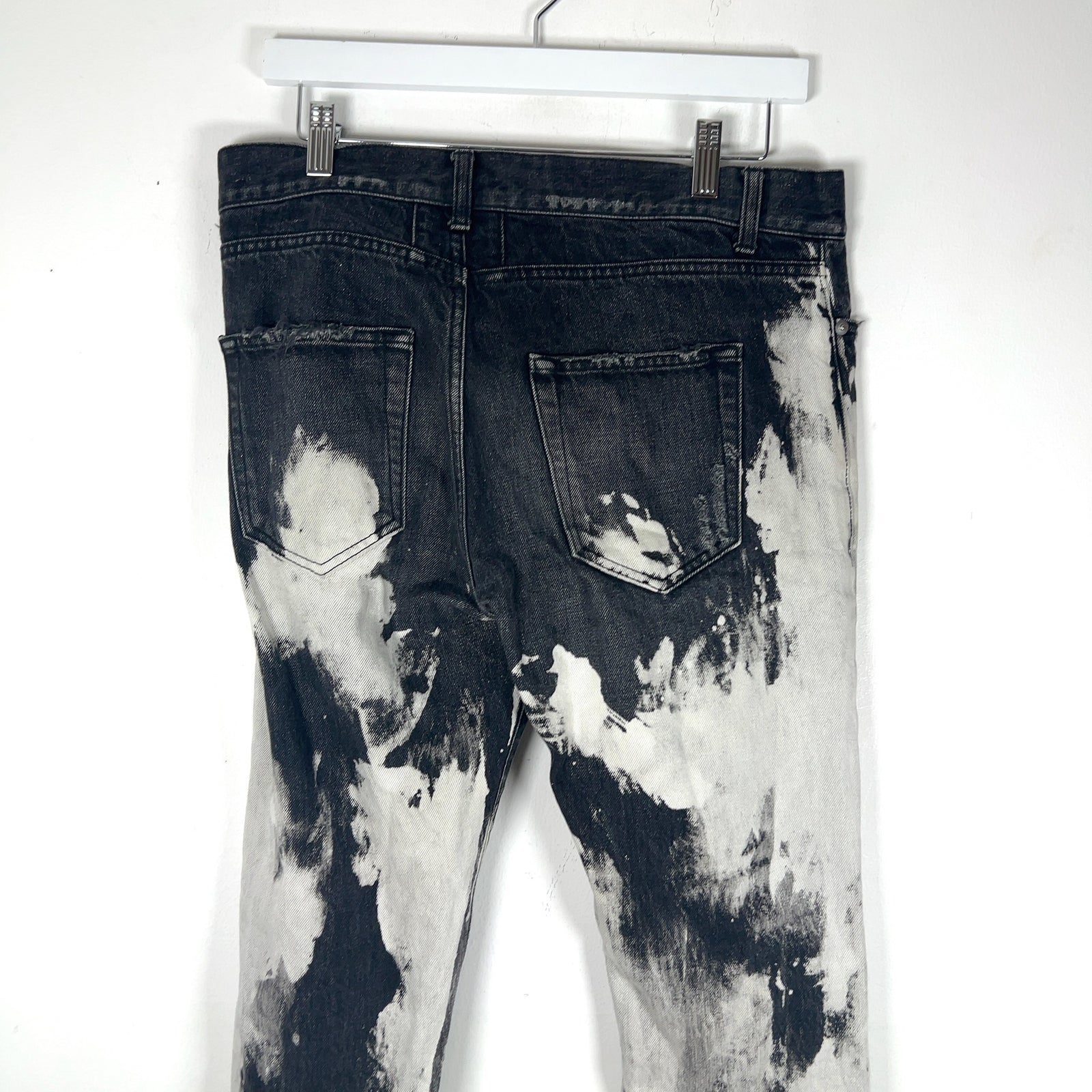 Saint Laurent SS16 'Surf Sound' Bleached Denim Jeans