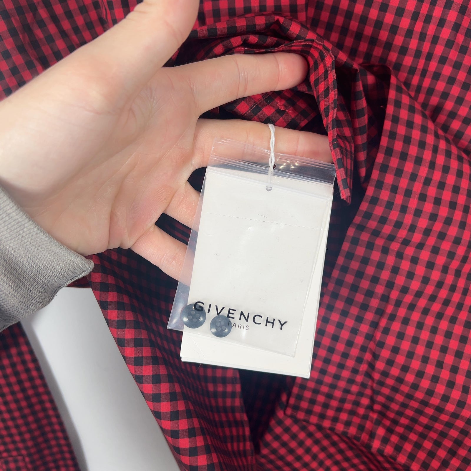 Givenchy SS17 Buffalo Check Star Shirt