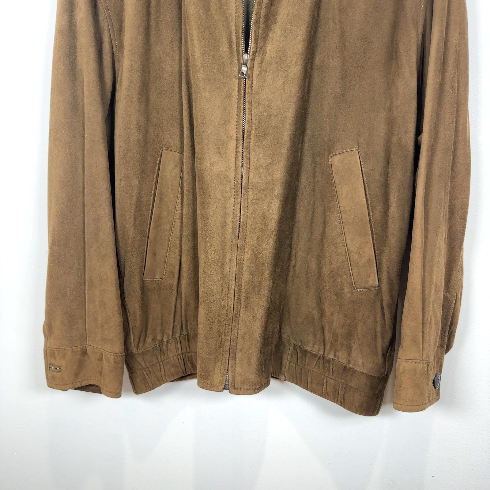 Zegna Suede Zip-Up Jacket