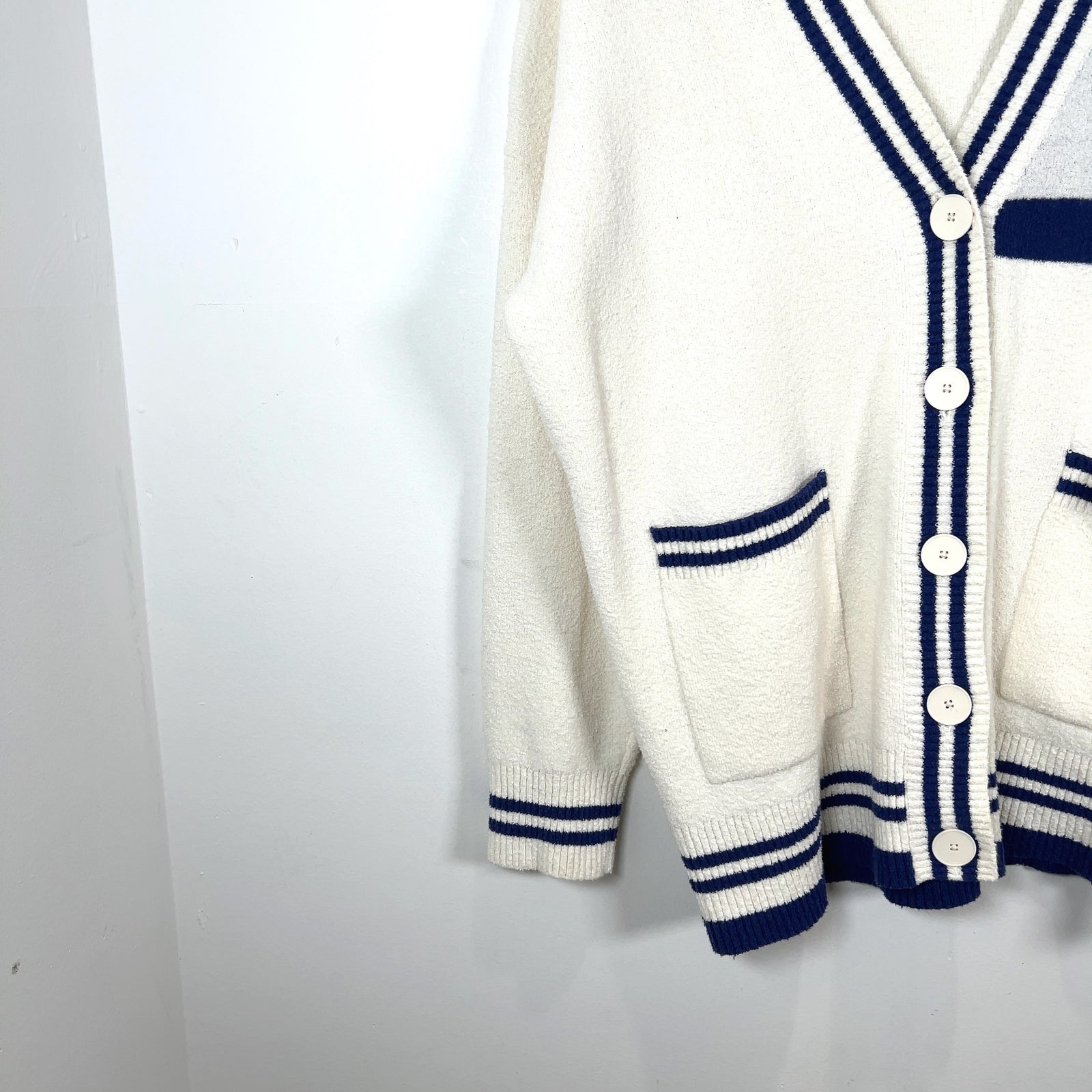 Sandro S84 Logo Button-Up Sweater