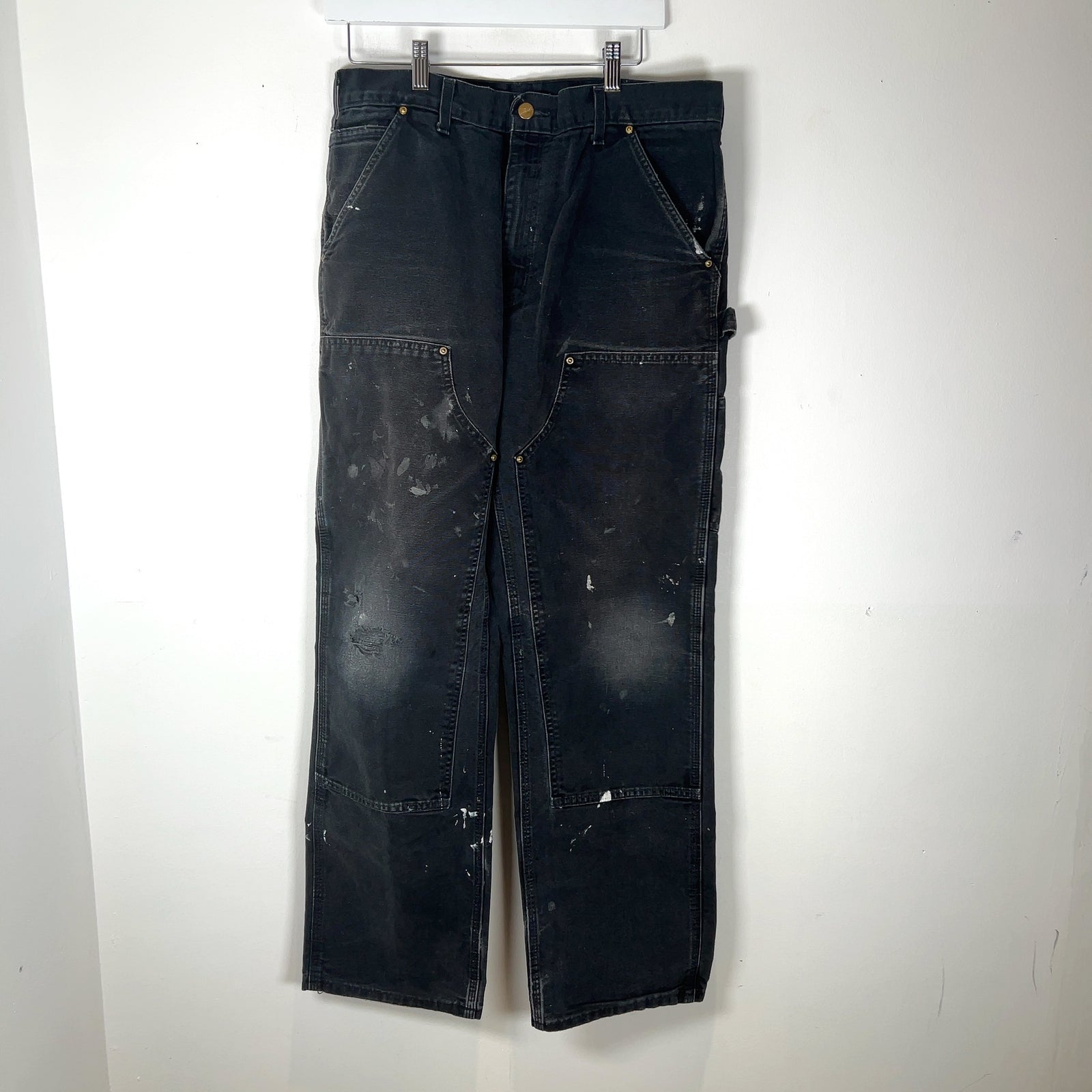 Carhartt Vintage Distressed Splatter 'Double Knee' Carpenter Pants