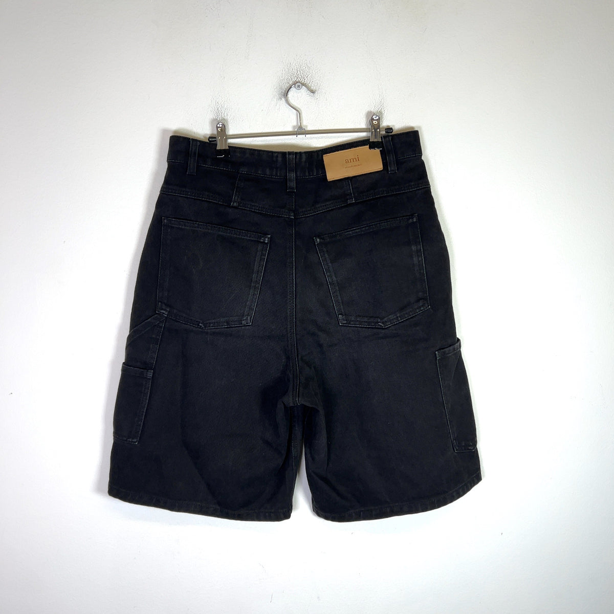 Ami Paris Carpenter Denim Shorts