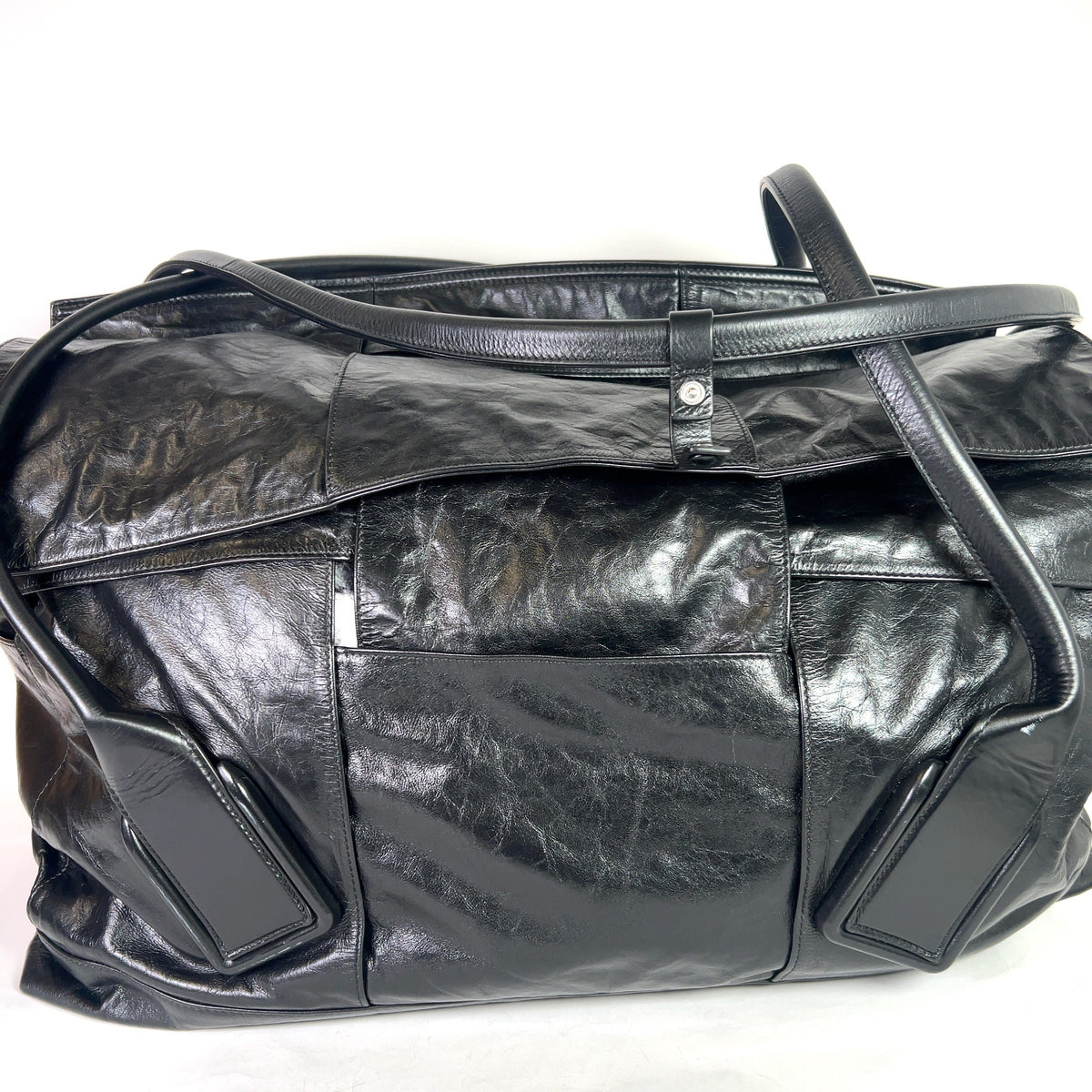Bottega Veneta Leather Weekender Bag