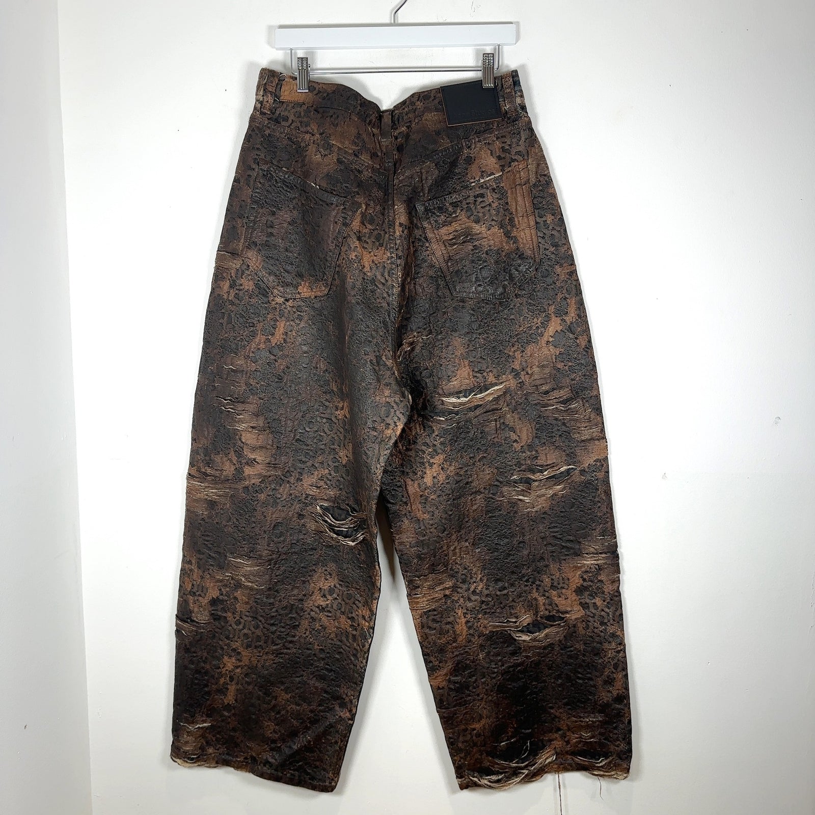 Acne Studios Distressed Monogram Jeans