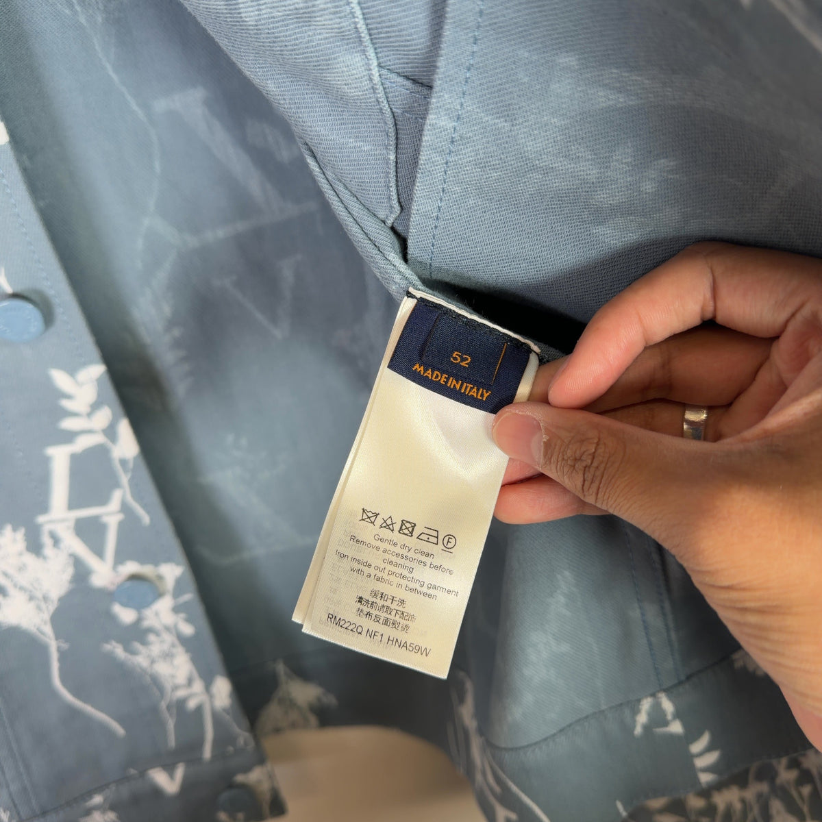 Louis Vuitton DNA Leaf Denim Jacket