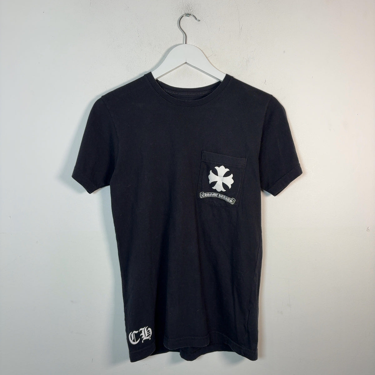 Chrome Hearts Spiral Cross Graphic Pocket T-Shirt