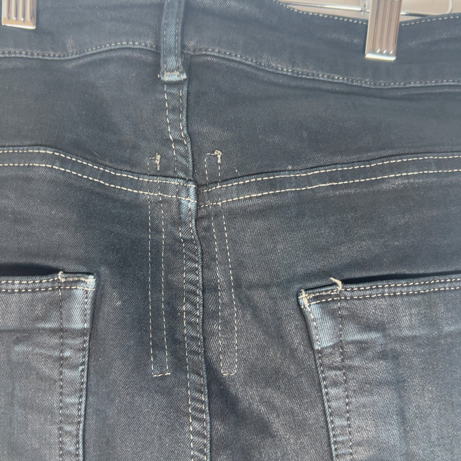 Rick Owens Waxed 'Detroit Cut' Denim Jeans