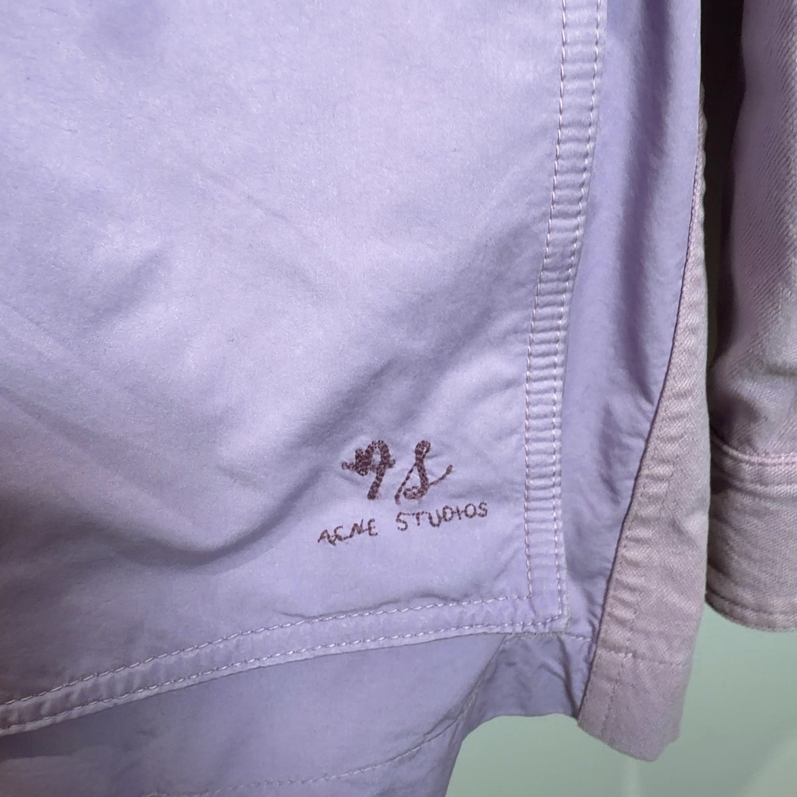 Acne Studios Parka Hooded Patch Pockets Light Jacket