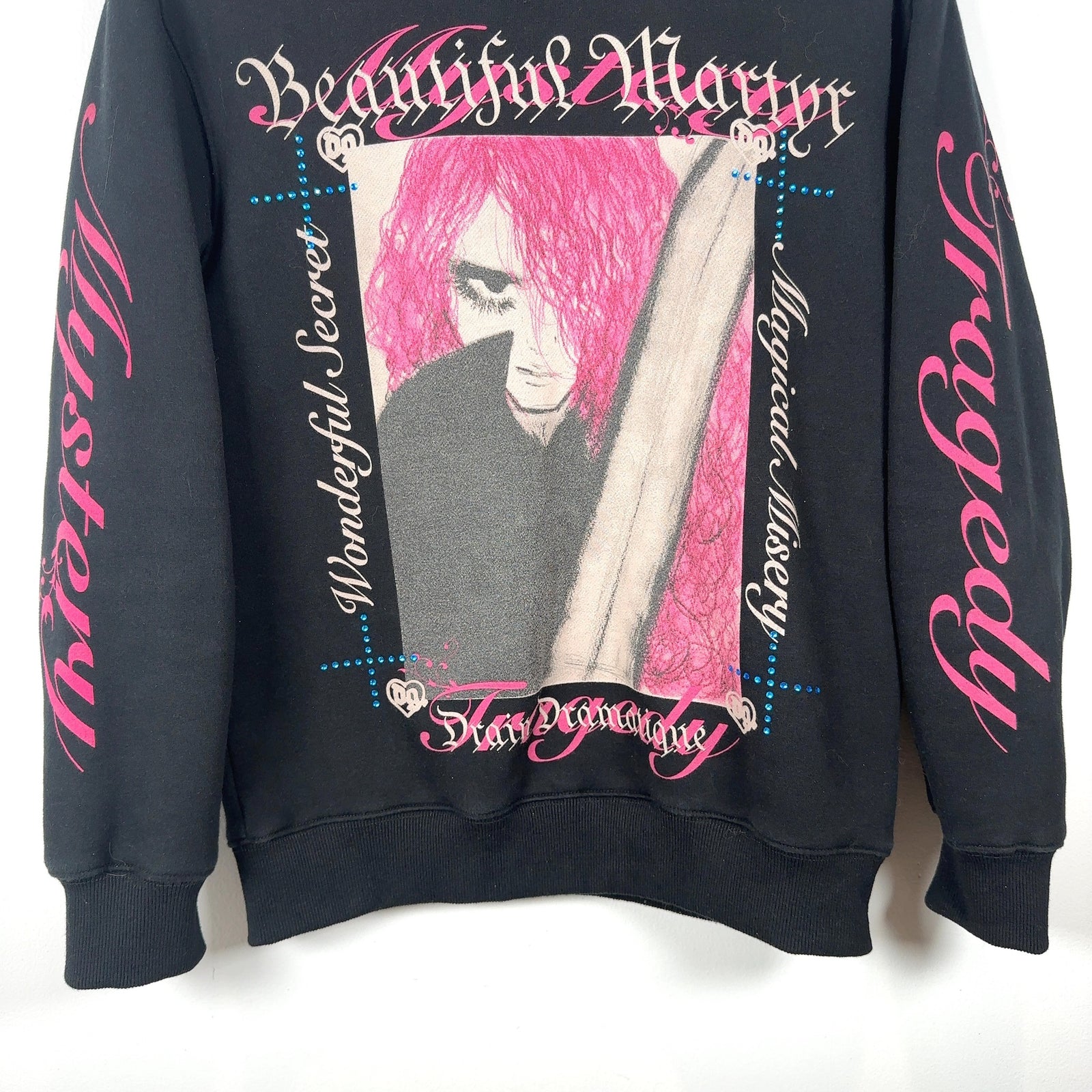 Drain Gang Martyr Tour Rhinstone Crewneck
