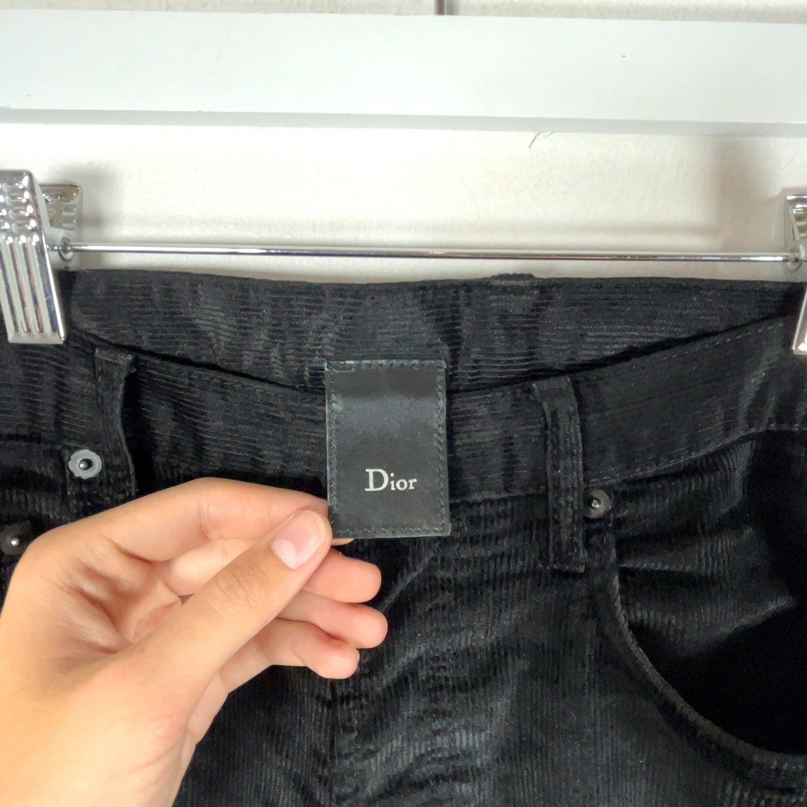Dior AW07 'Navigate’ Waxed Corduroy Pants