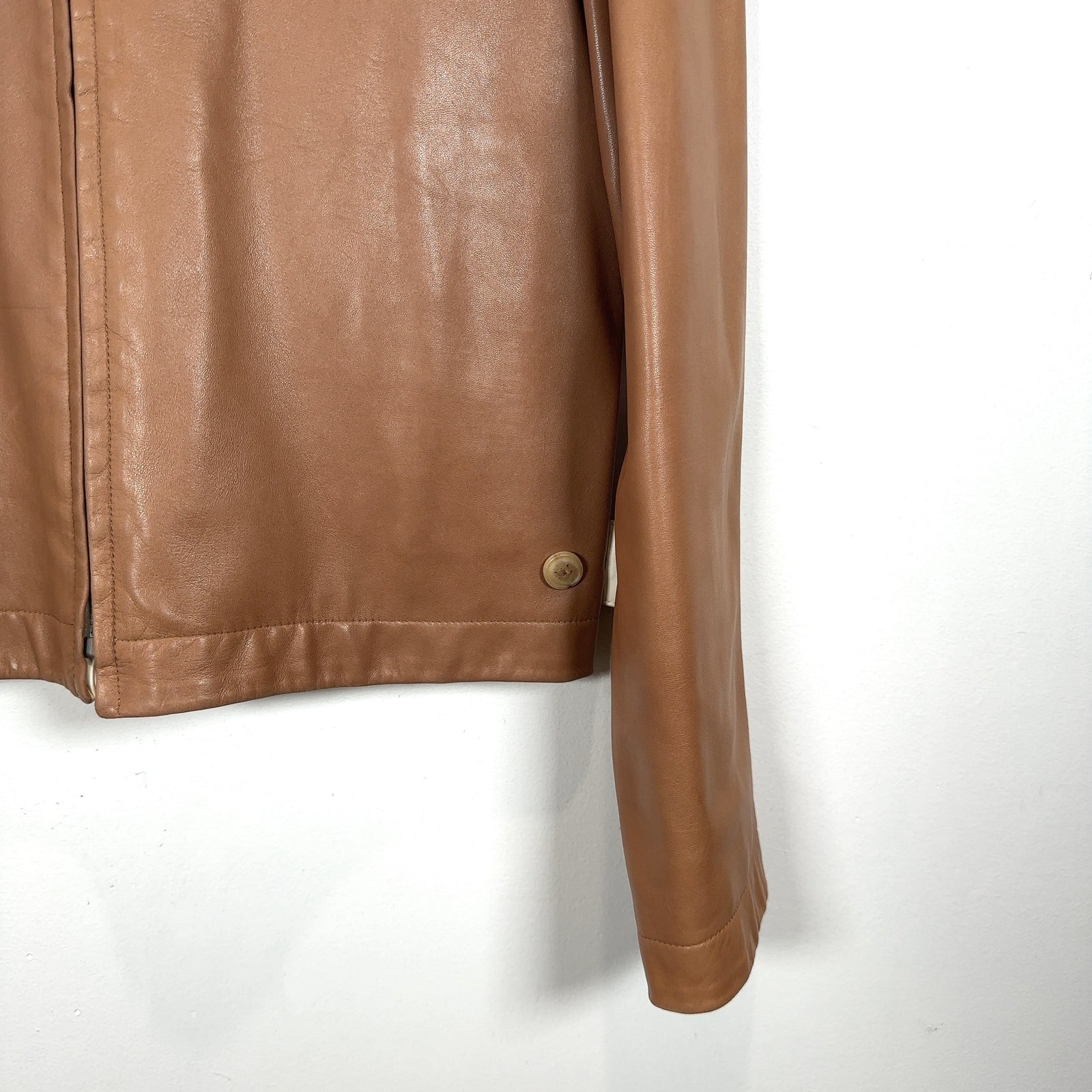 Hermes Reversible Lambskin Leather Jacket
