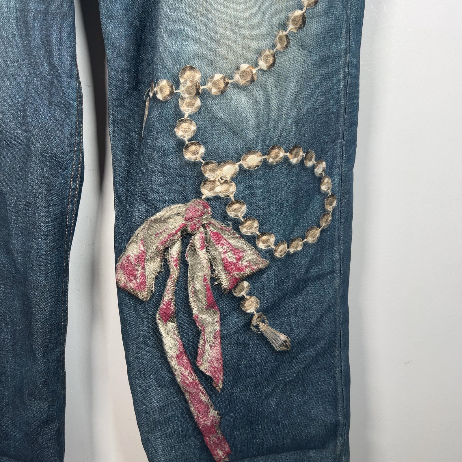 Acne Studios 1981 ‘Mid Blue’ Trompe L’oeil Jeans