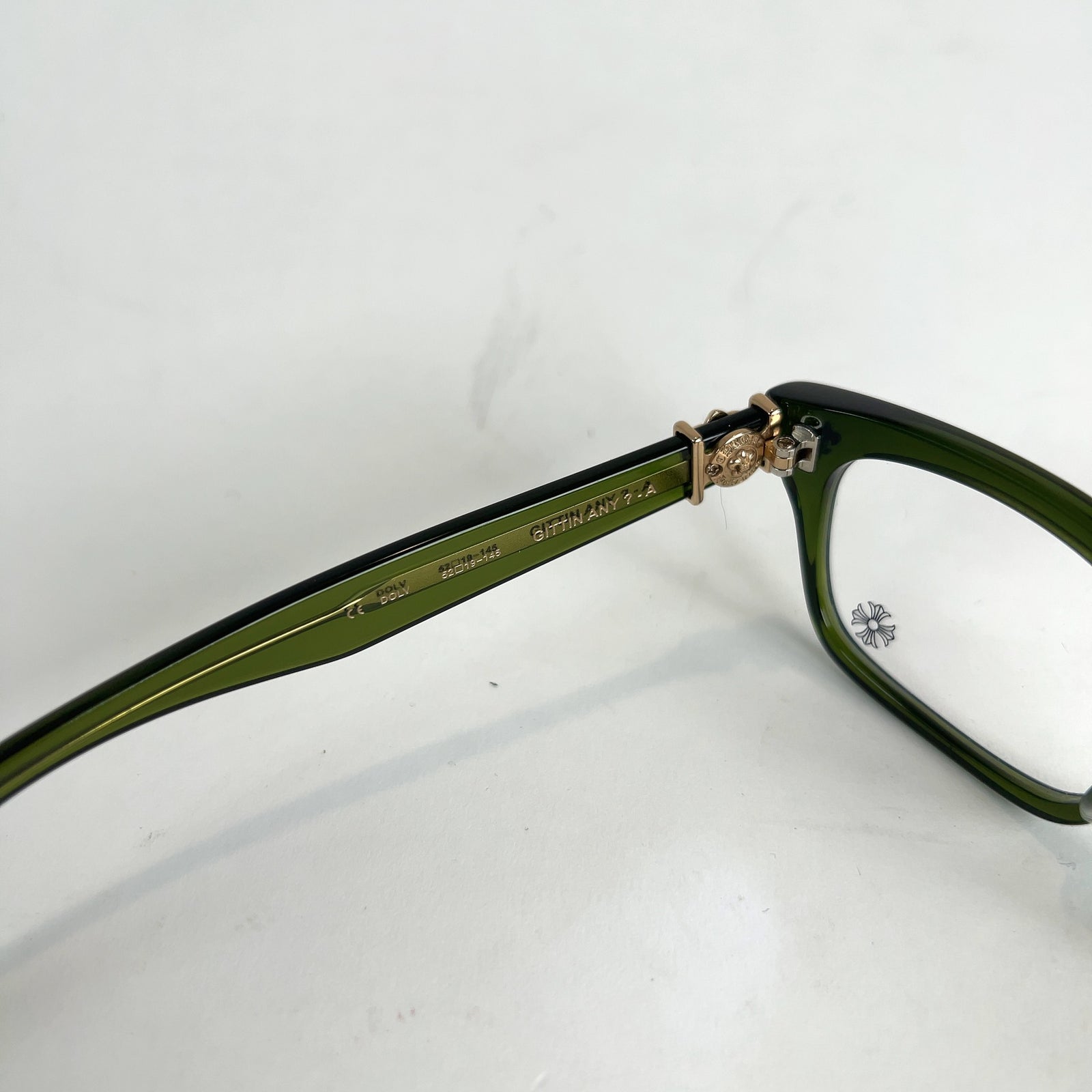 Chrome Hearts 'Gittin Any? - A' 18K Gold Acetate Glasses
