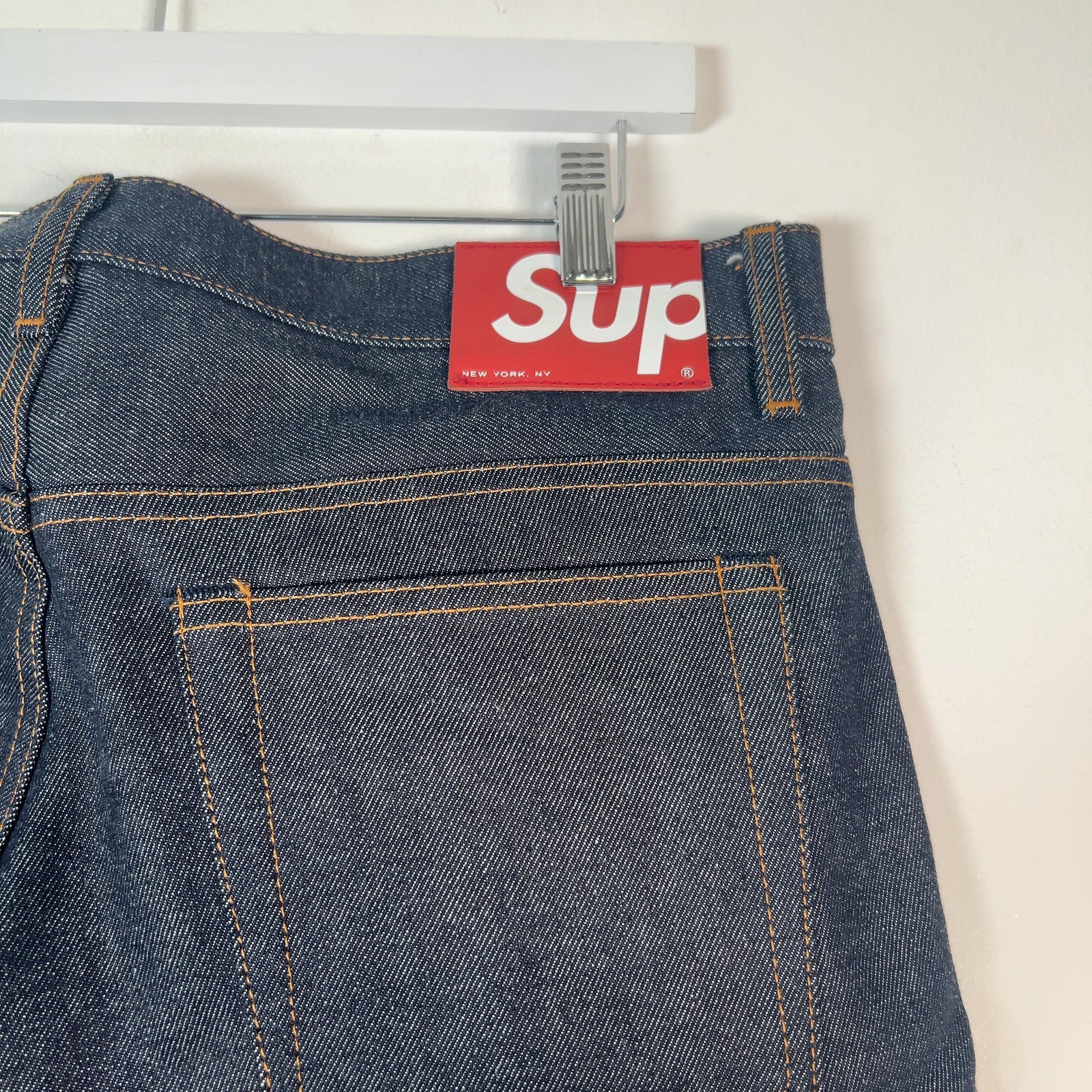 Supreme Japanese Selvedge Raw Denim Jeans
